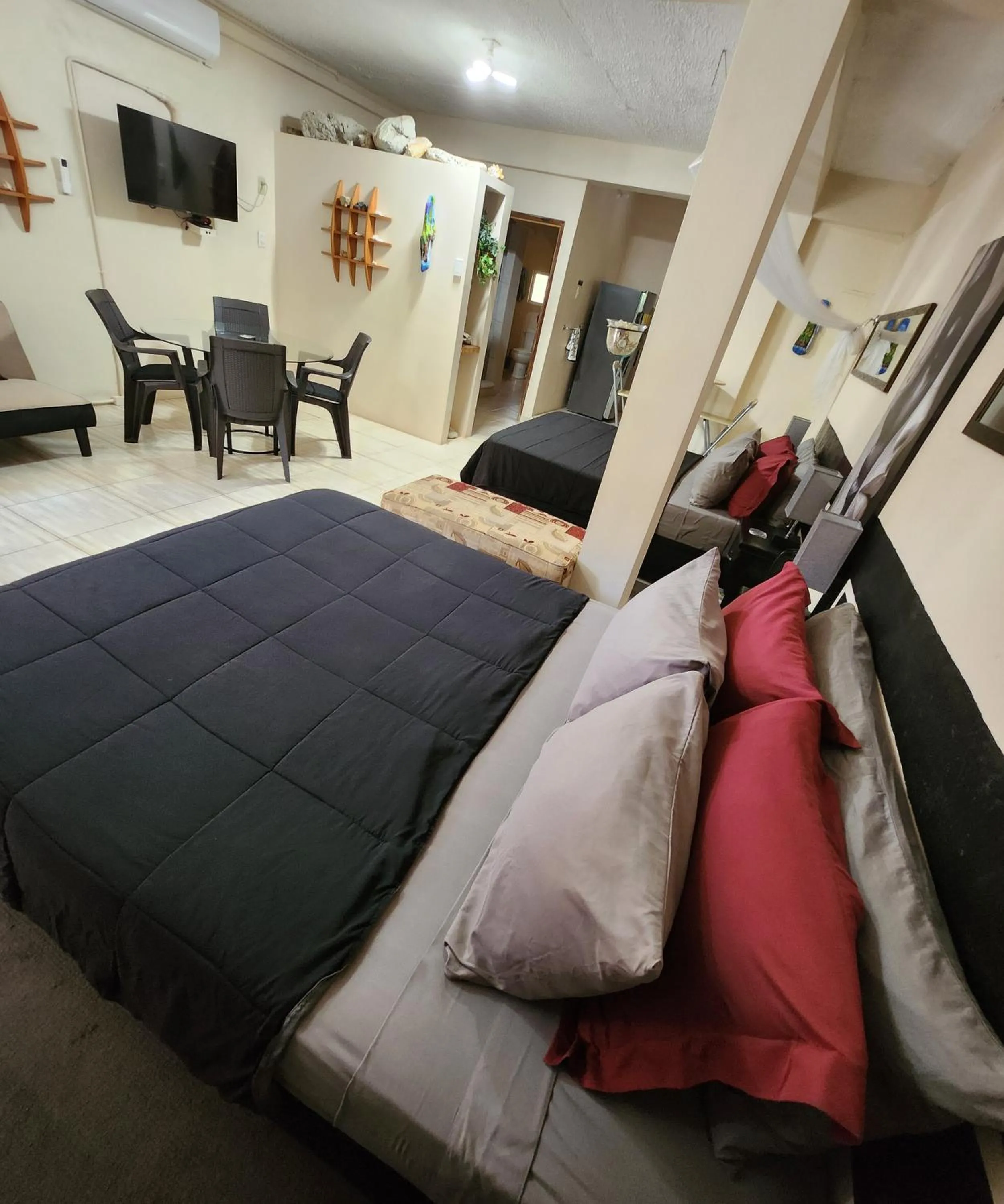 Bed in Carolina Point Resort