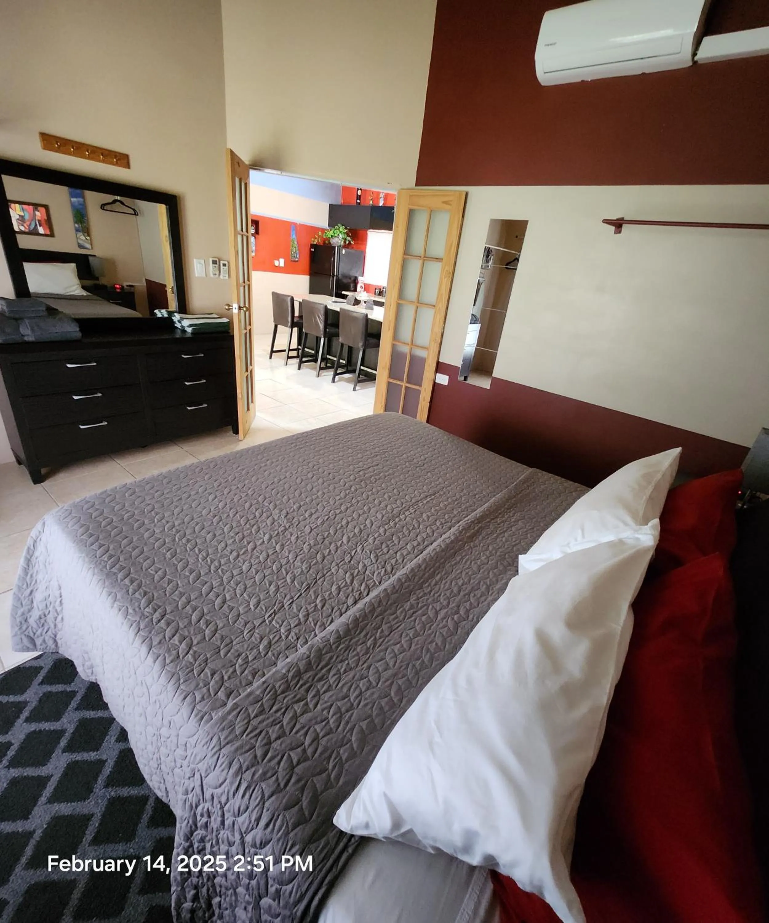 Bed in Carolina Point Resort