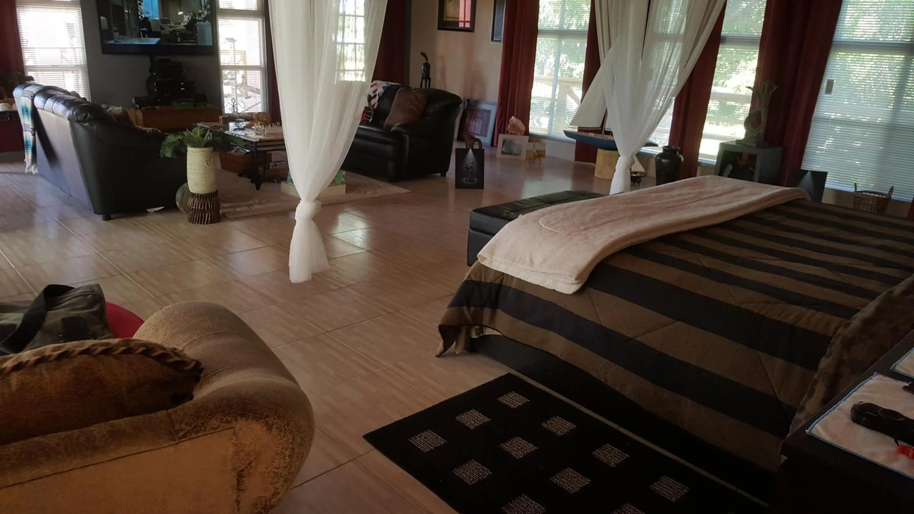 View (from property/room), Bed in Carolina Point Resort