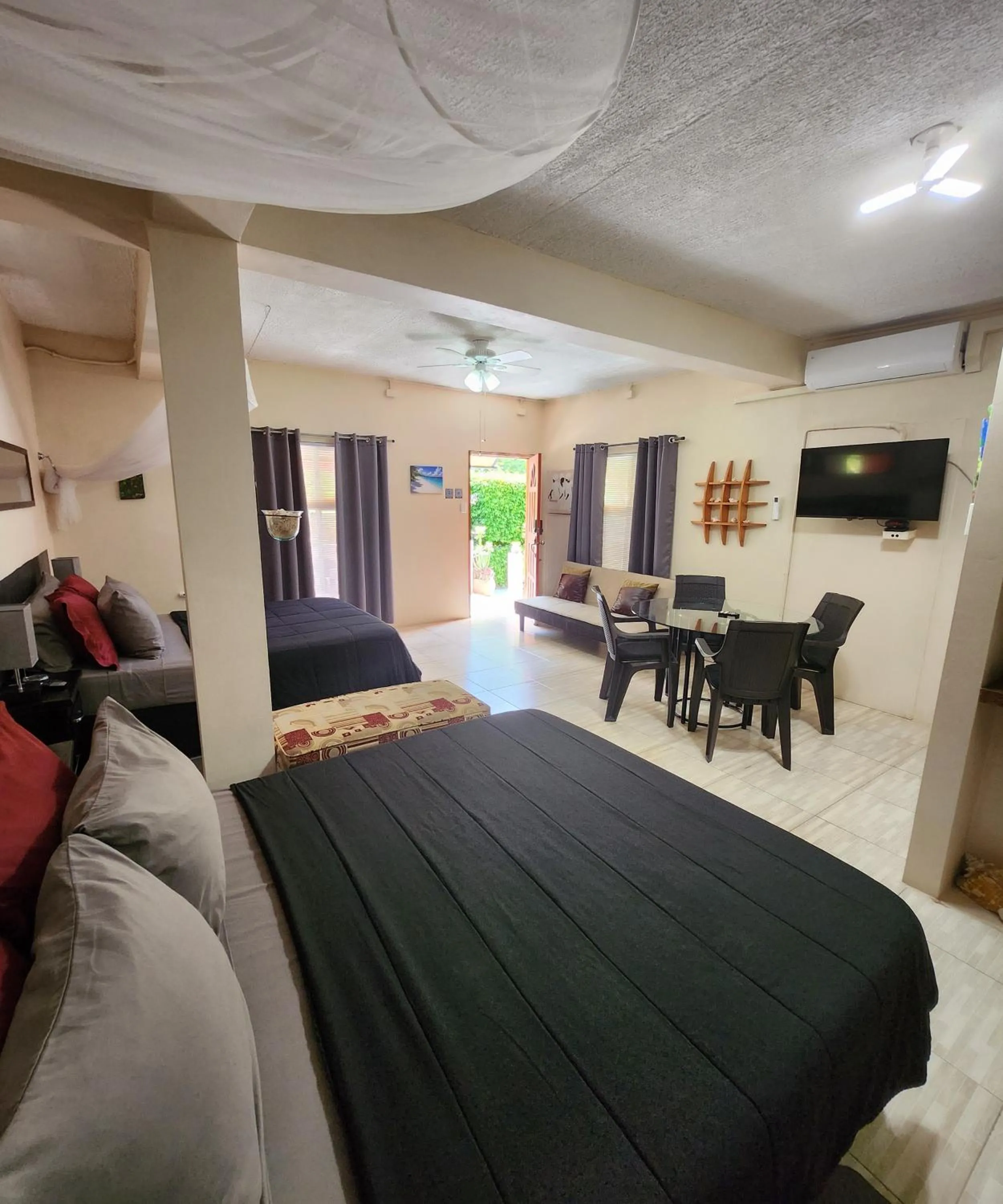 Bed in Carolina Point Resort