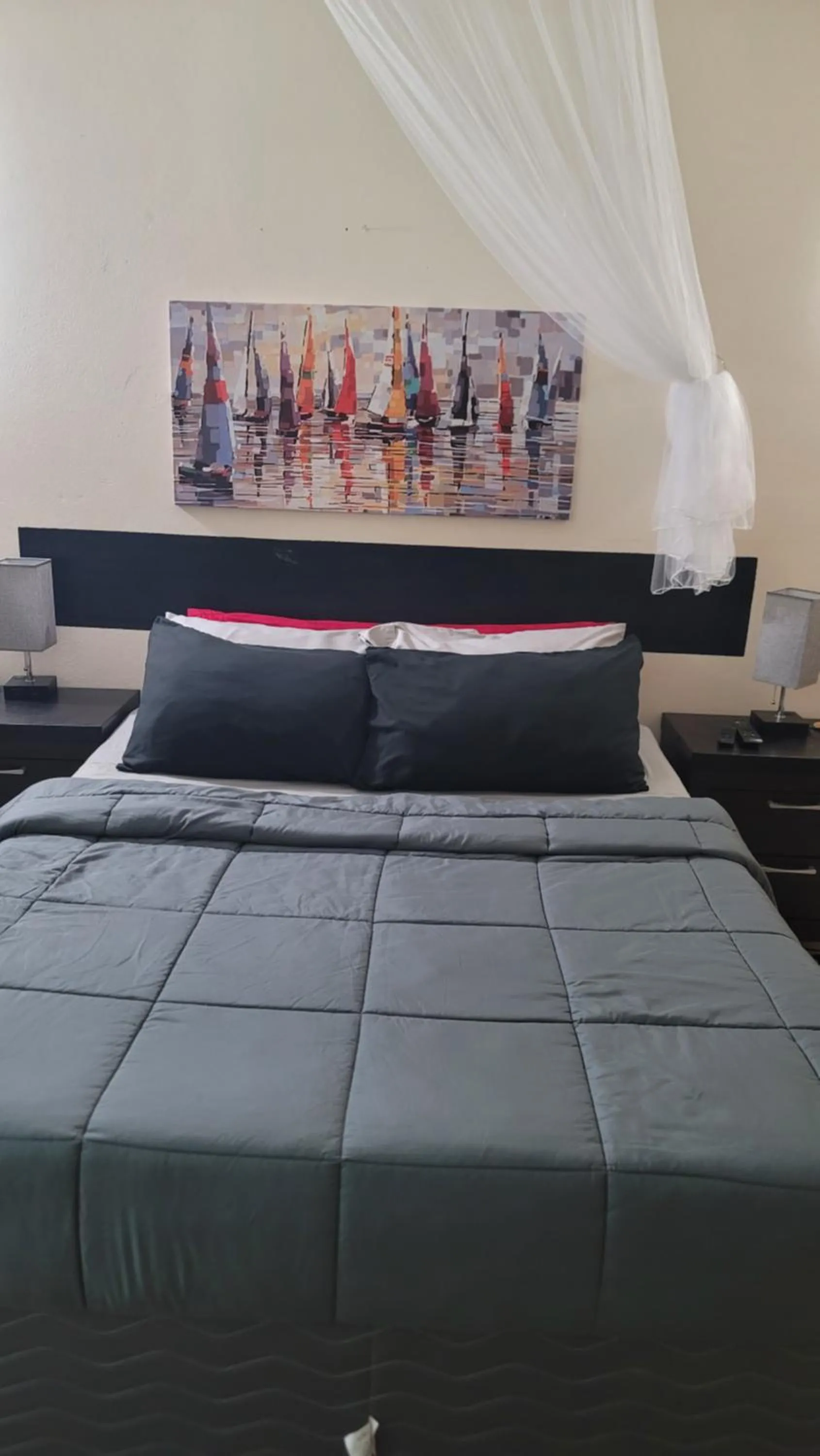 Bed in Carolina Point Resort