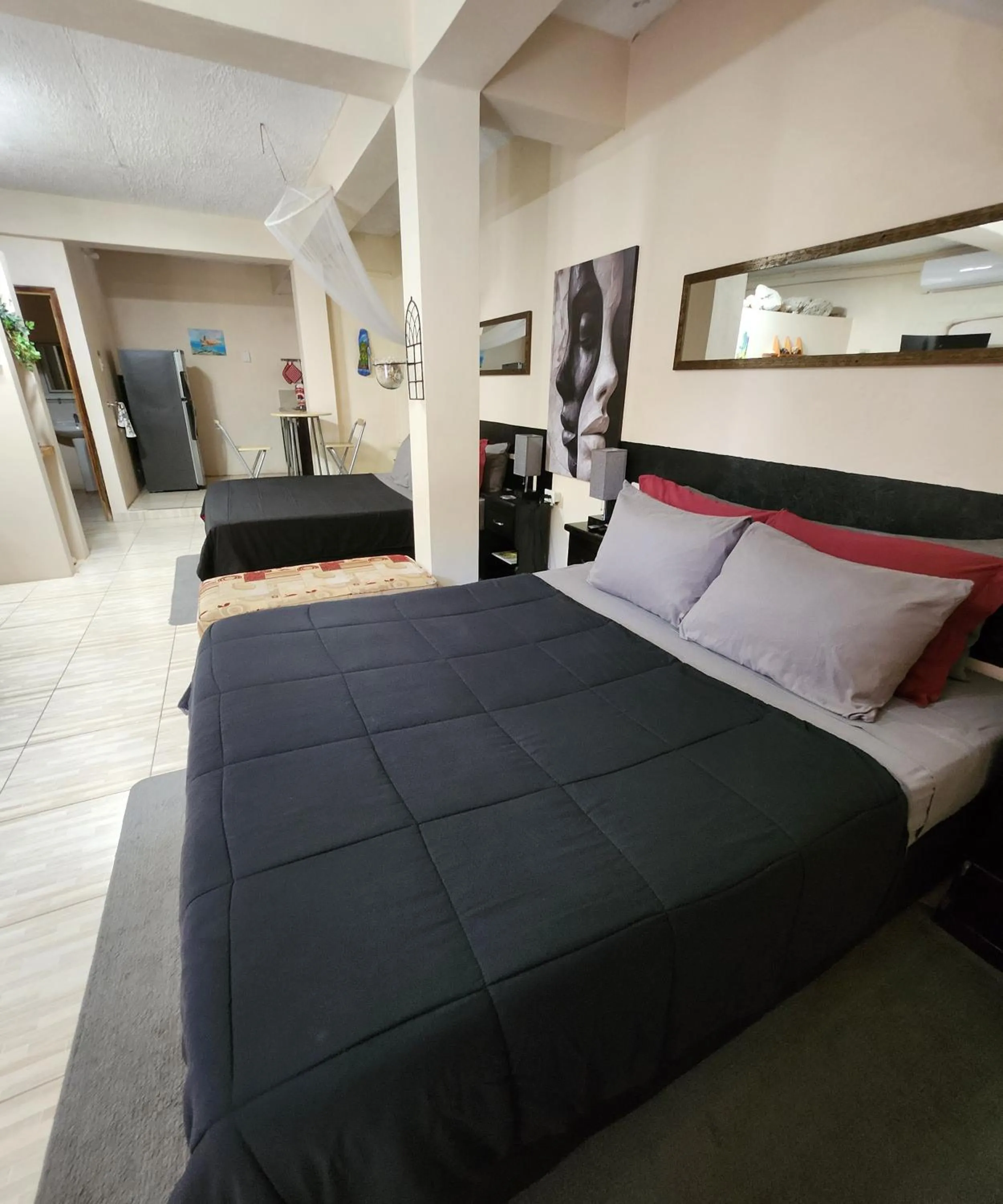 Bed in Carolina Point Resort