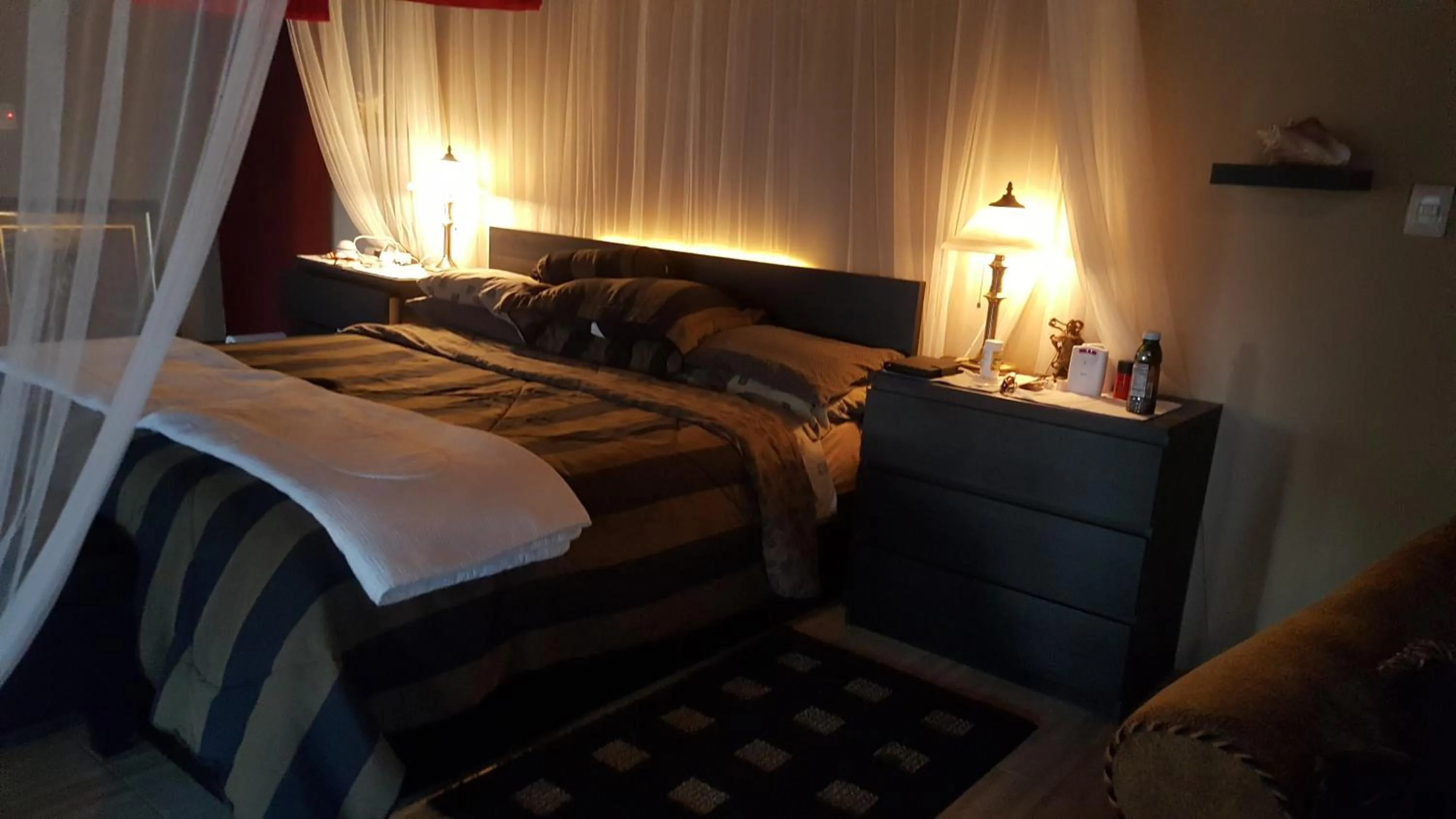 Bed in Carolina Point Resort