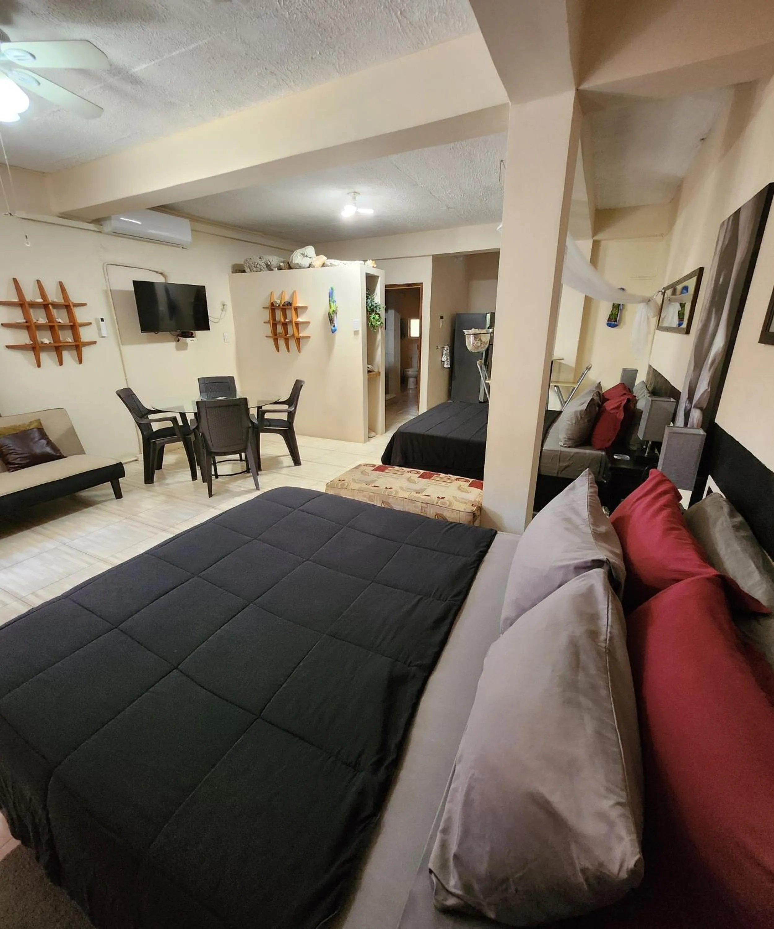 Bed in Carolina Point Resort