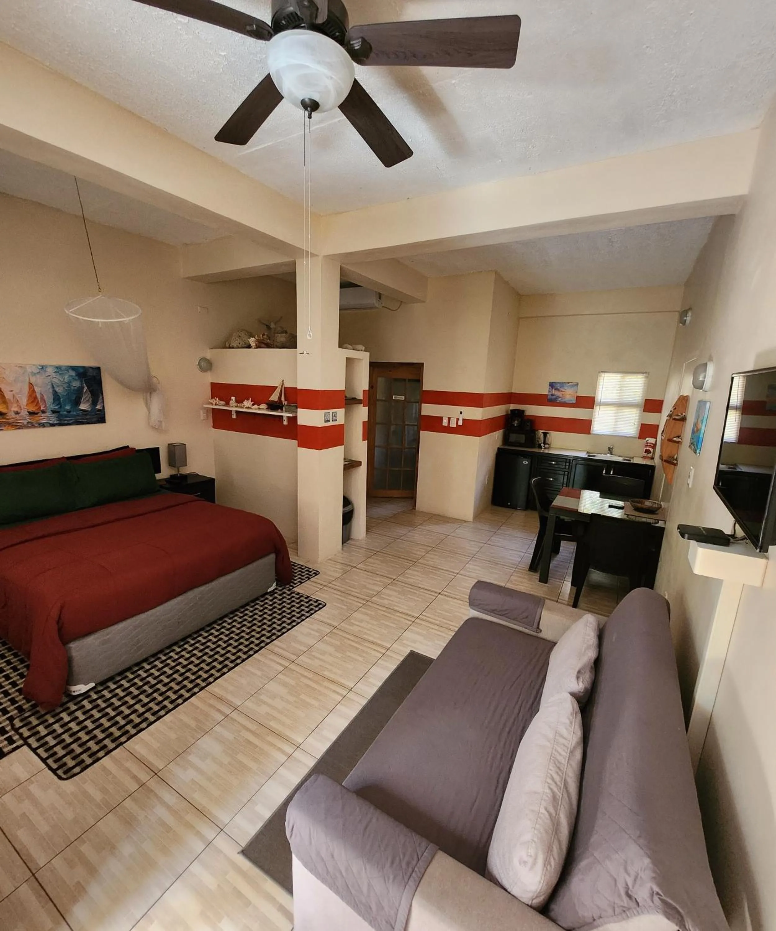 Bed in Carolina Point Resort