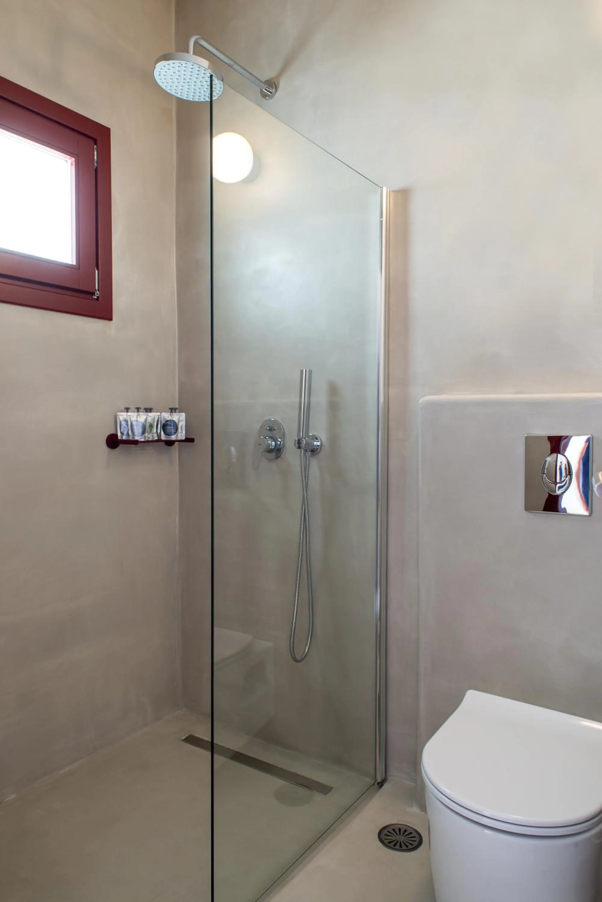 Shower in Alkistis Beach Hotel - Designed for Adults