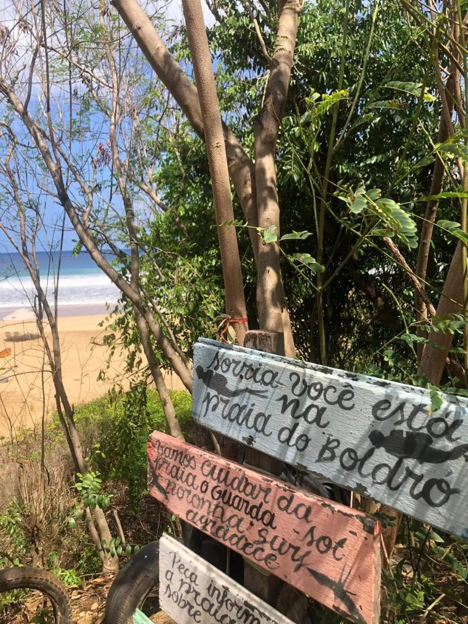 Beach in Pousada Boldró Home