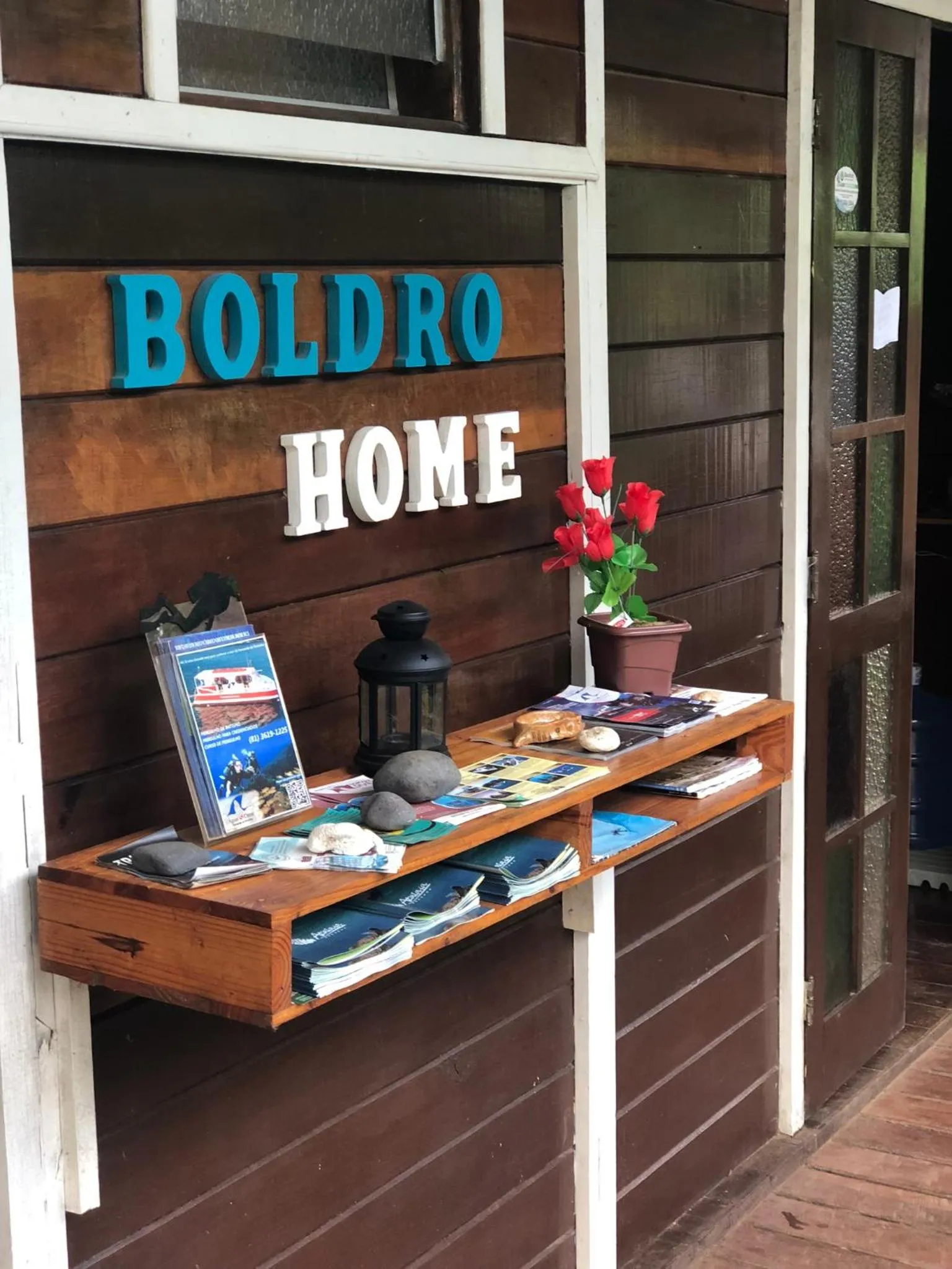 Lobby or reception in Pousada Boldró Home