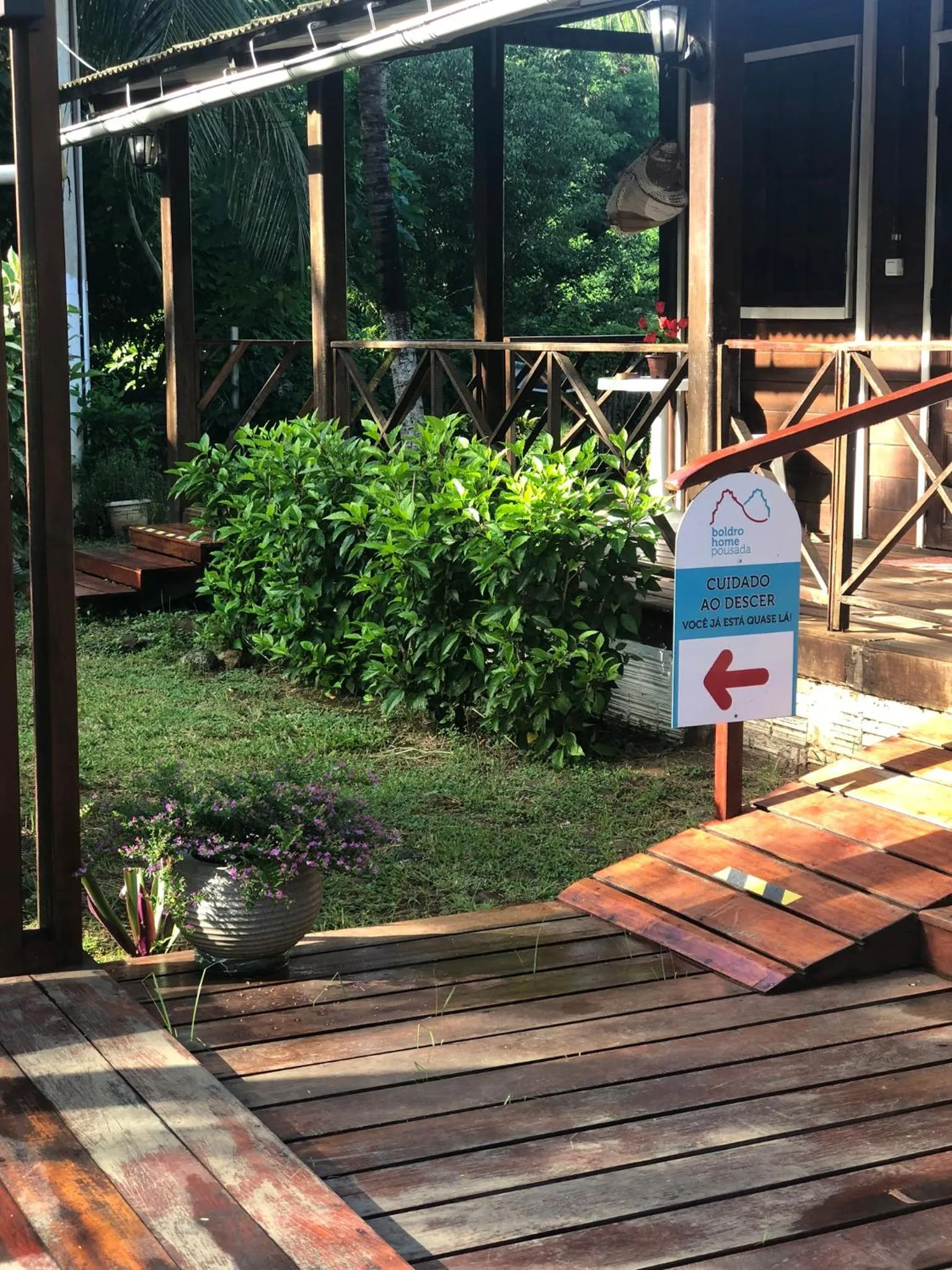 Garden in Pousada Boldró Home