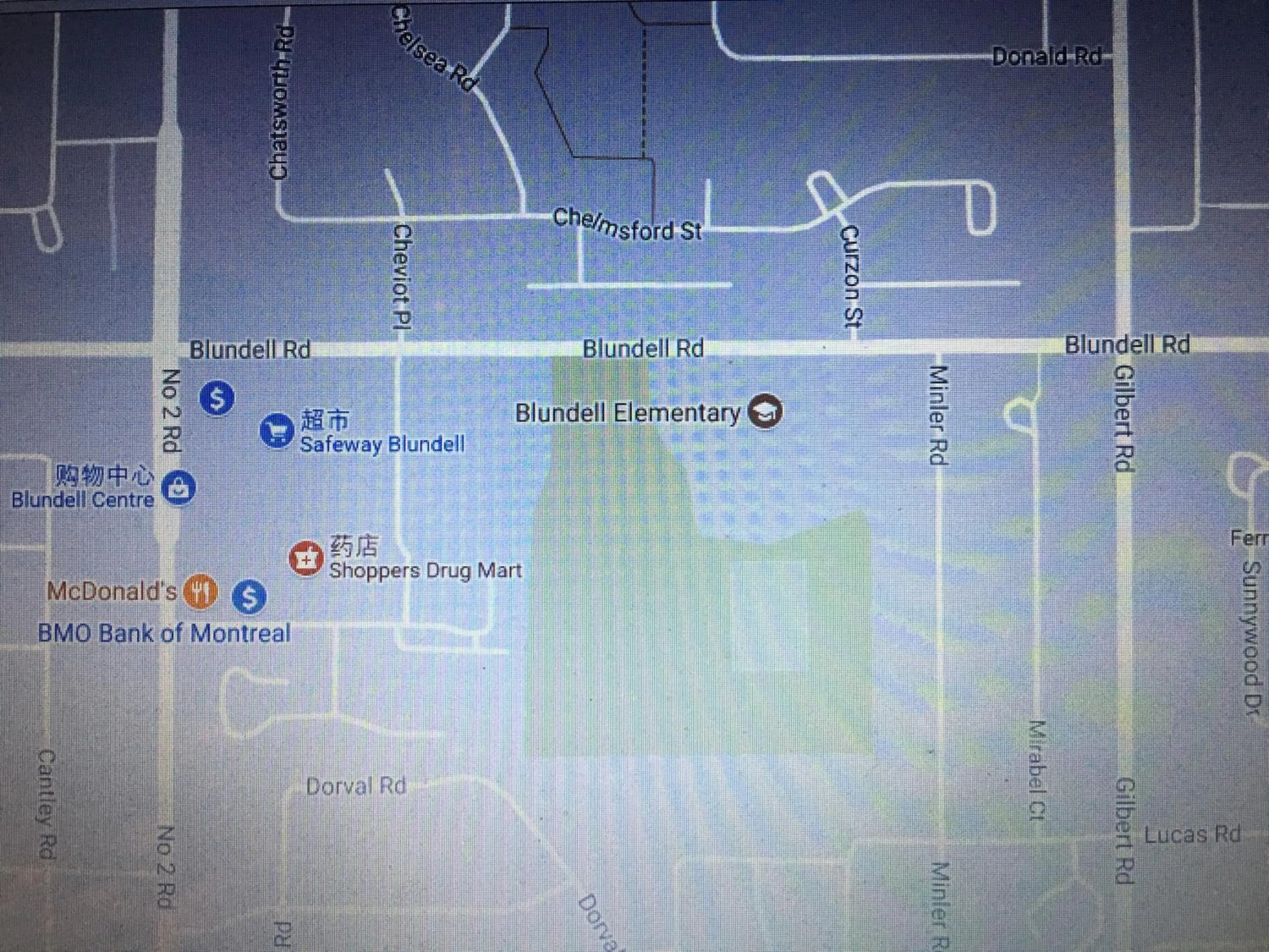 Nearby landmark in Vancouver Homestay Inn