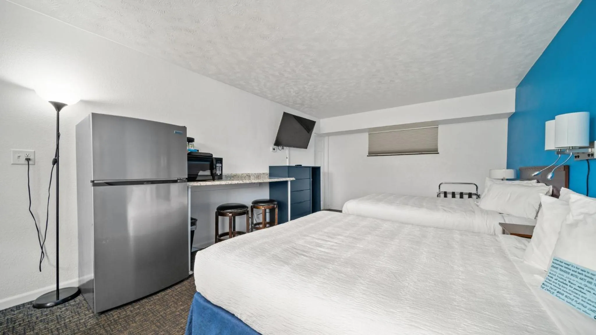 Bed in Grand Traverse Motel