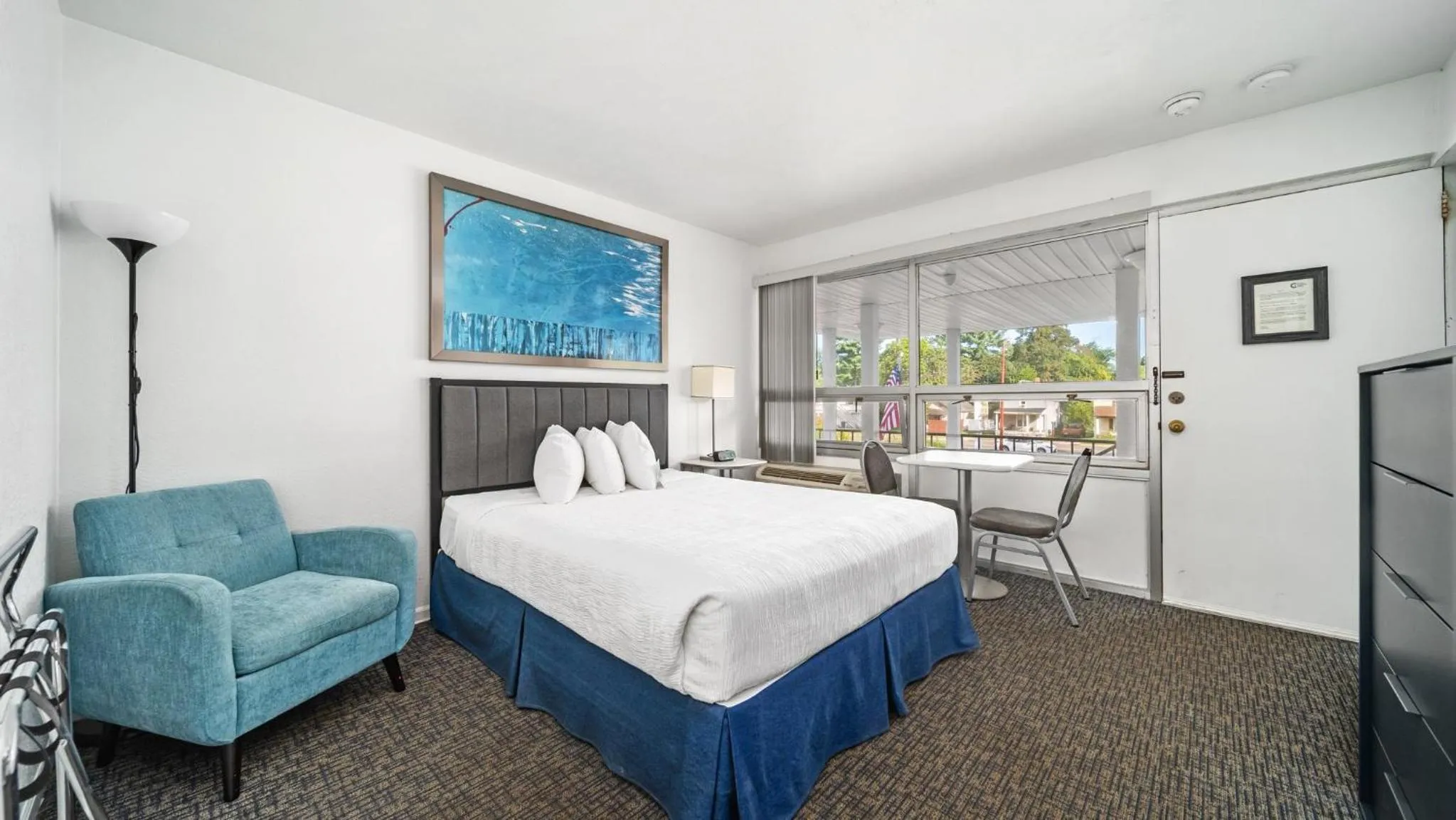 Bed in Grand Traverse Motel