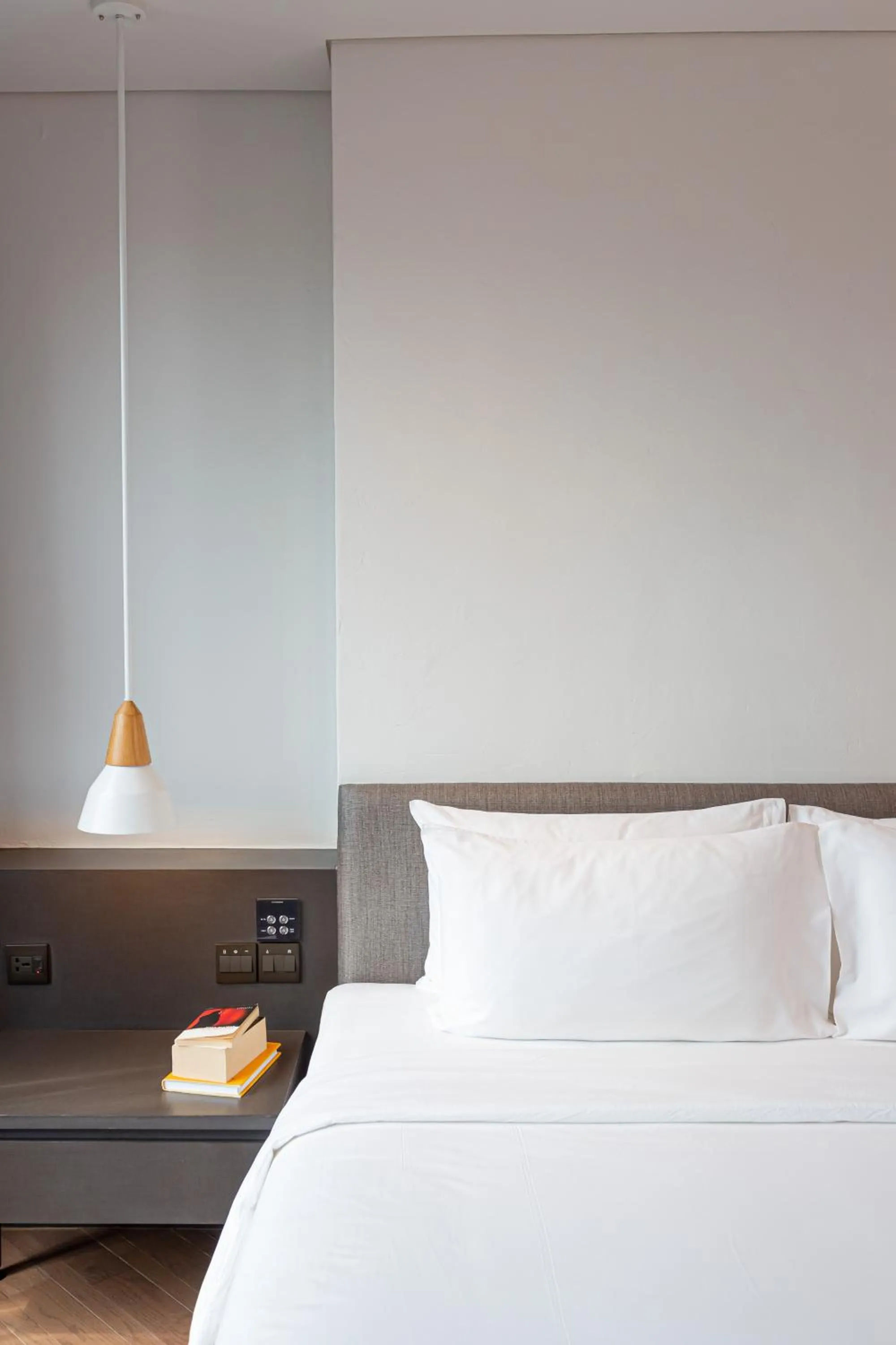 Bed in Volve Hotel Bangkok