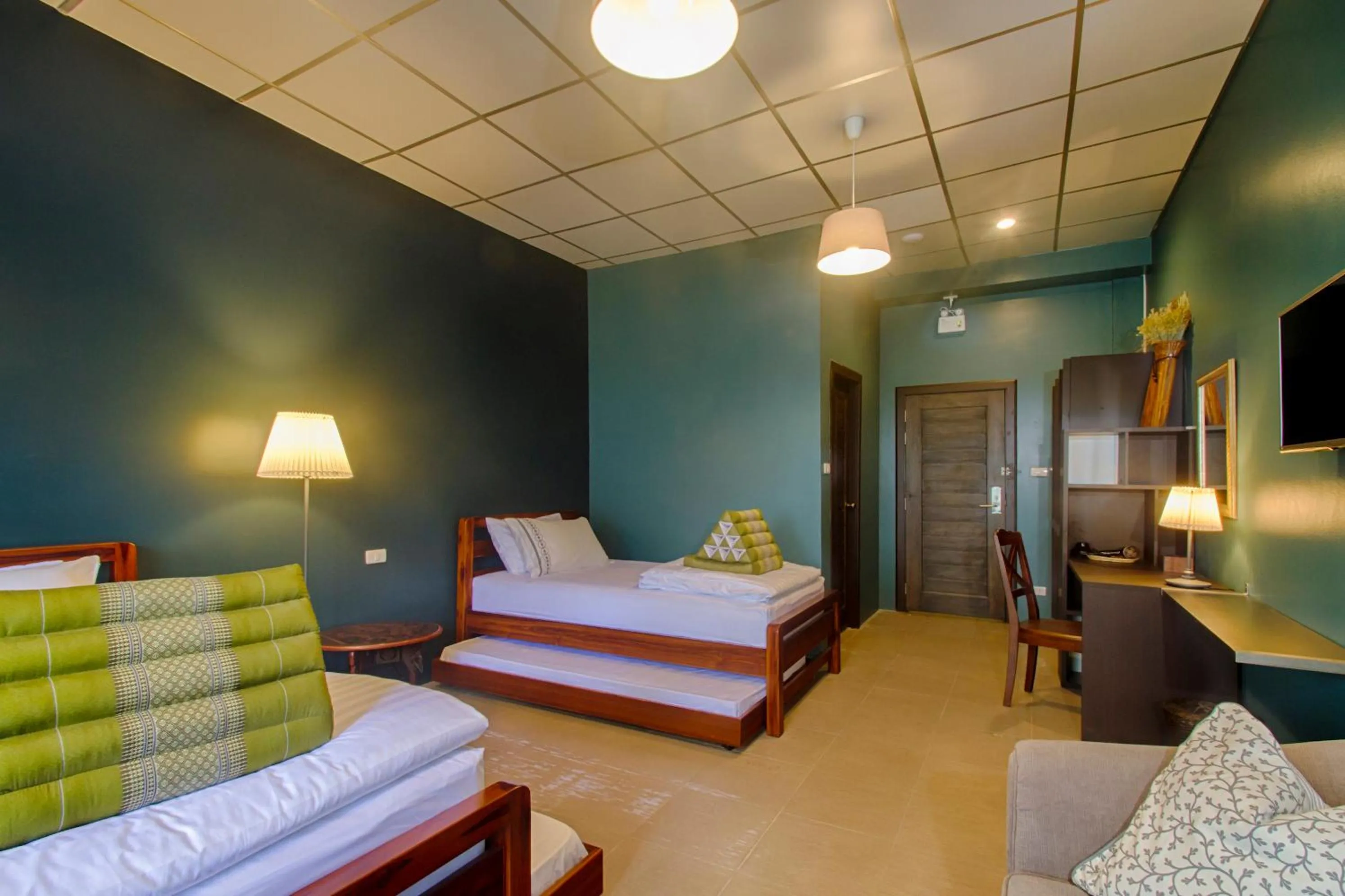 Bed in Hom Hostel & Cooking Club