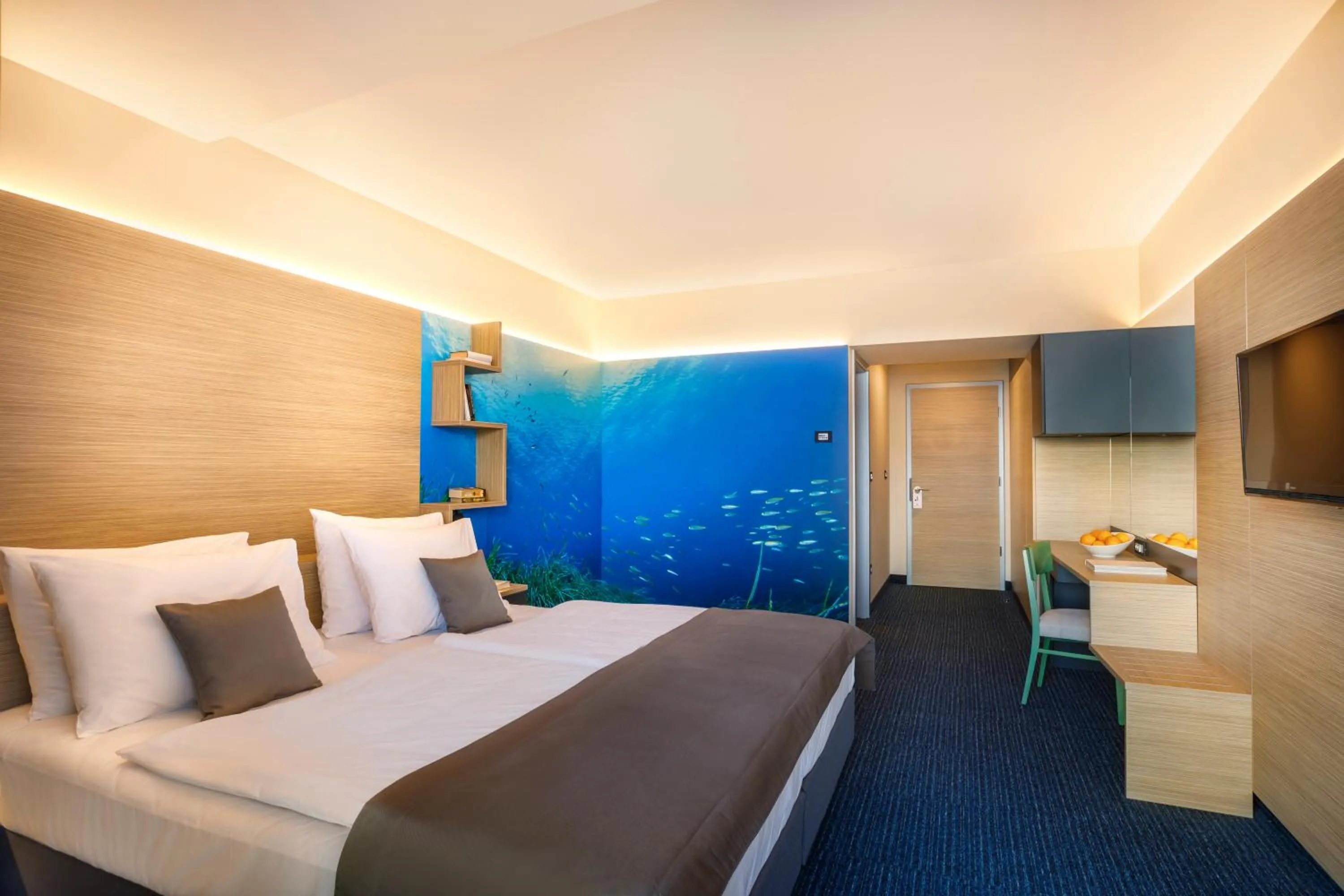 Bedroom, Bed in Hotel Ičići - by Liburnia Hotels & Villas