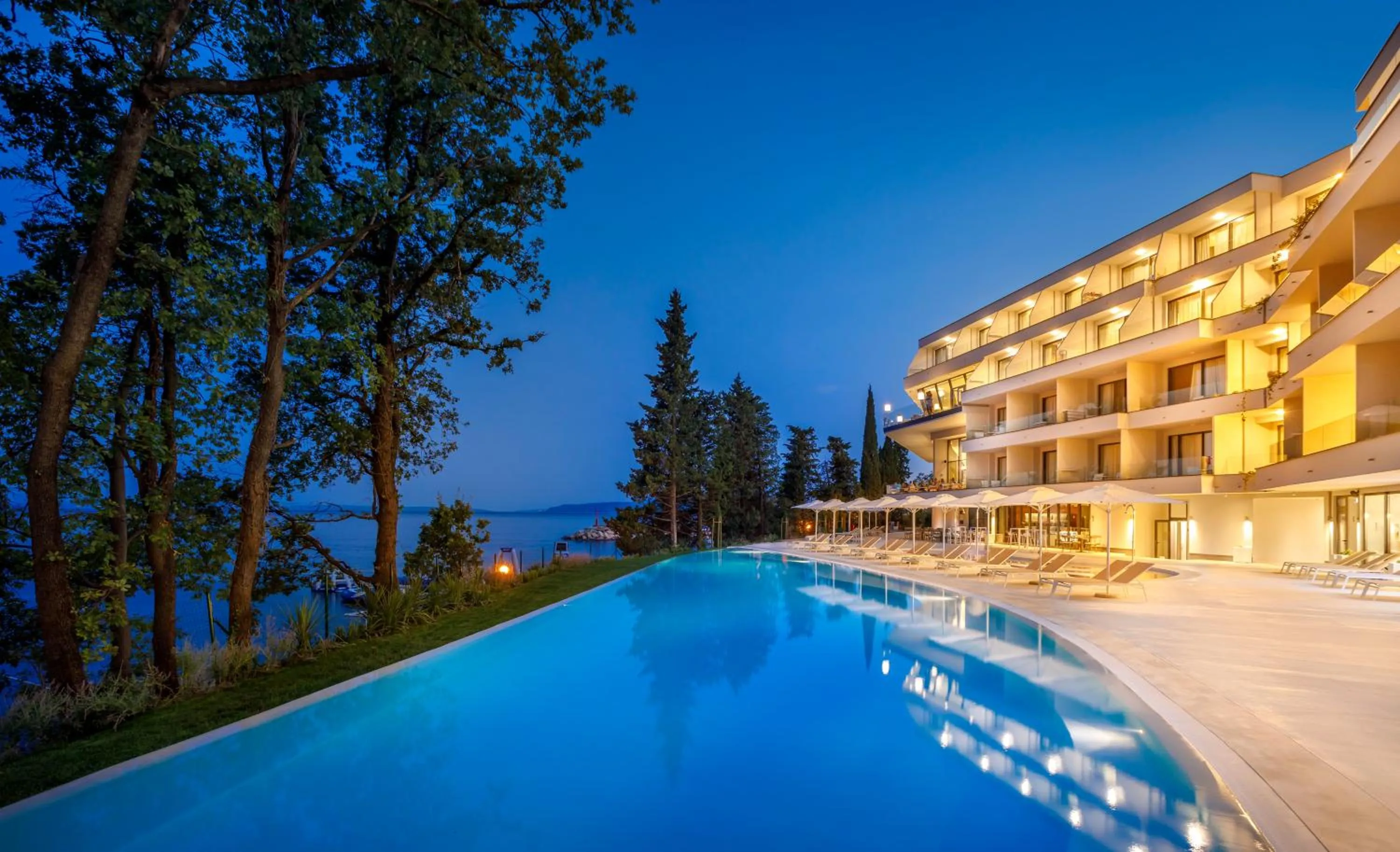 Pool view in Hotel Ičići - by Liburnia Hotels & Villas