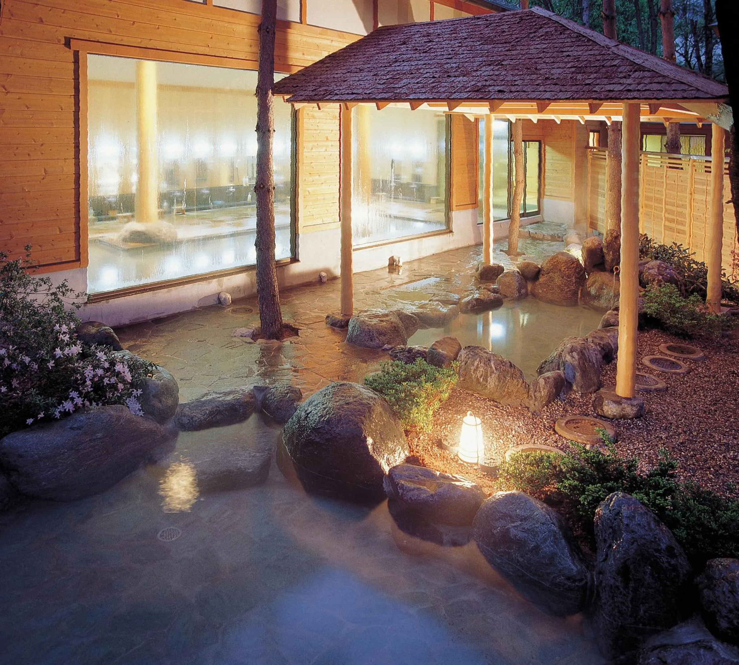 Hot Spring Bath in Tateyama Prince Hotel