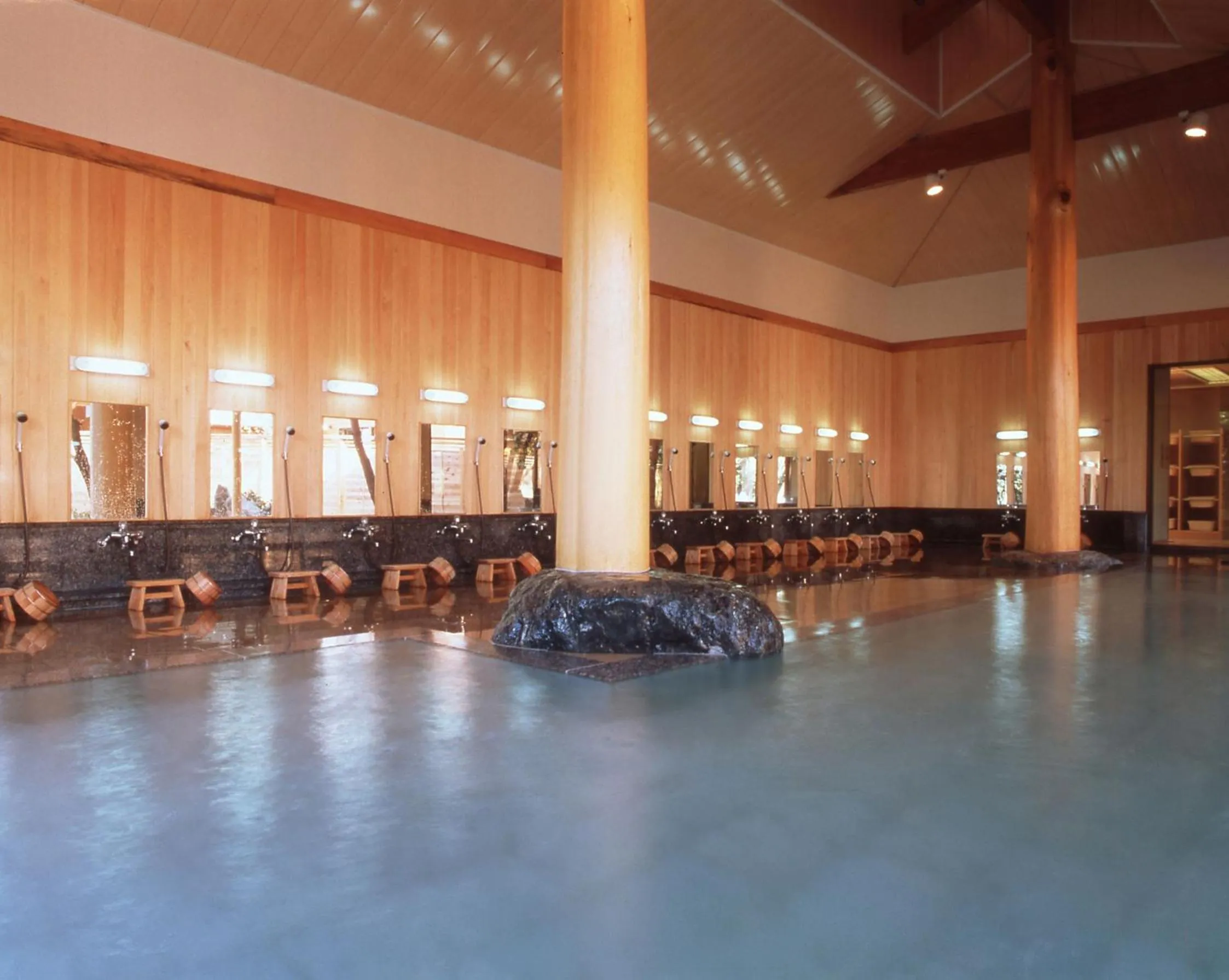 Hot Spring Bath in Tateyama Prince Hotel