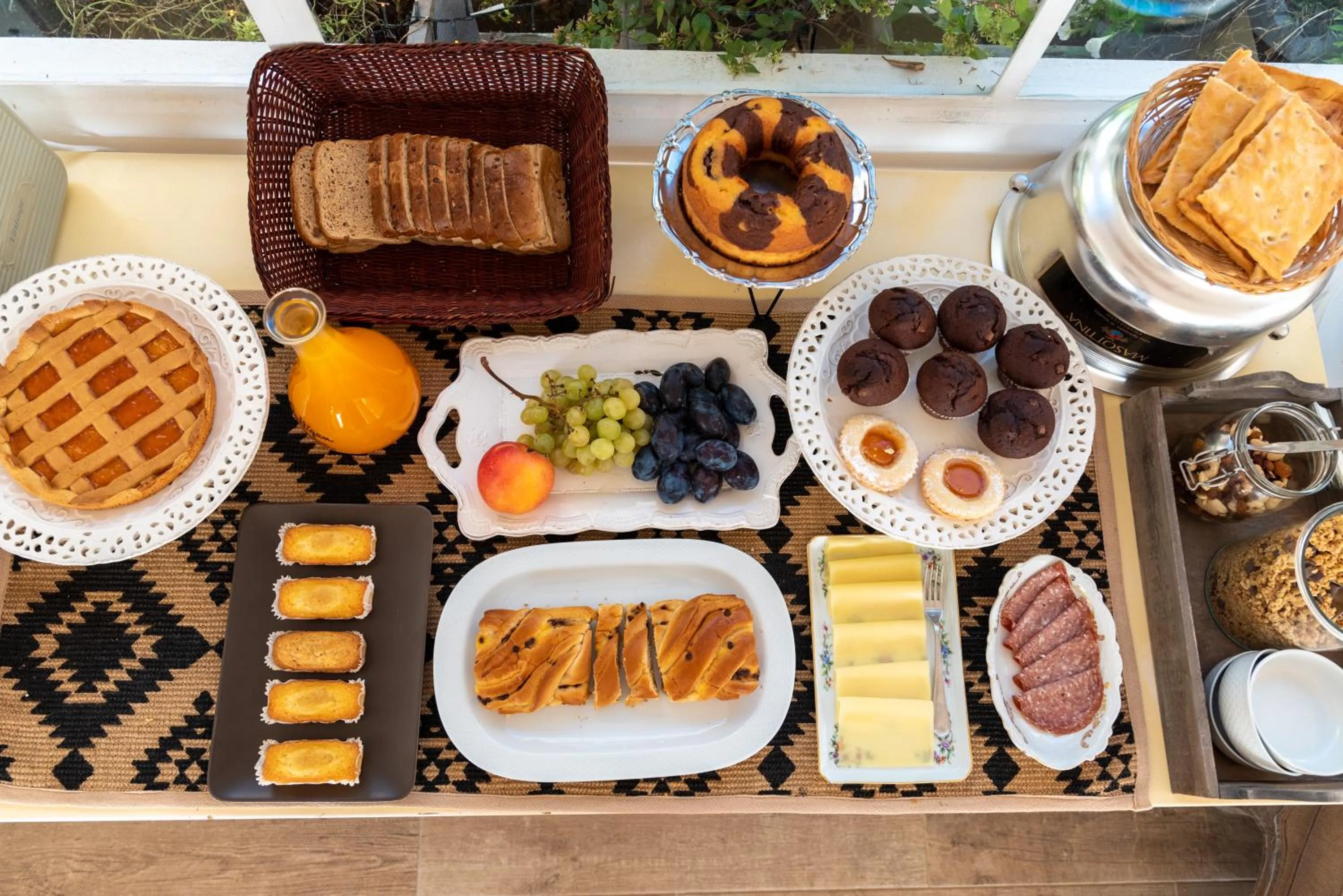 Buffet breakfast in Gian Paul Hotel