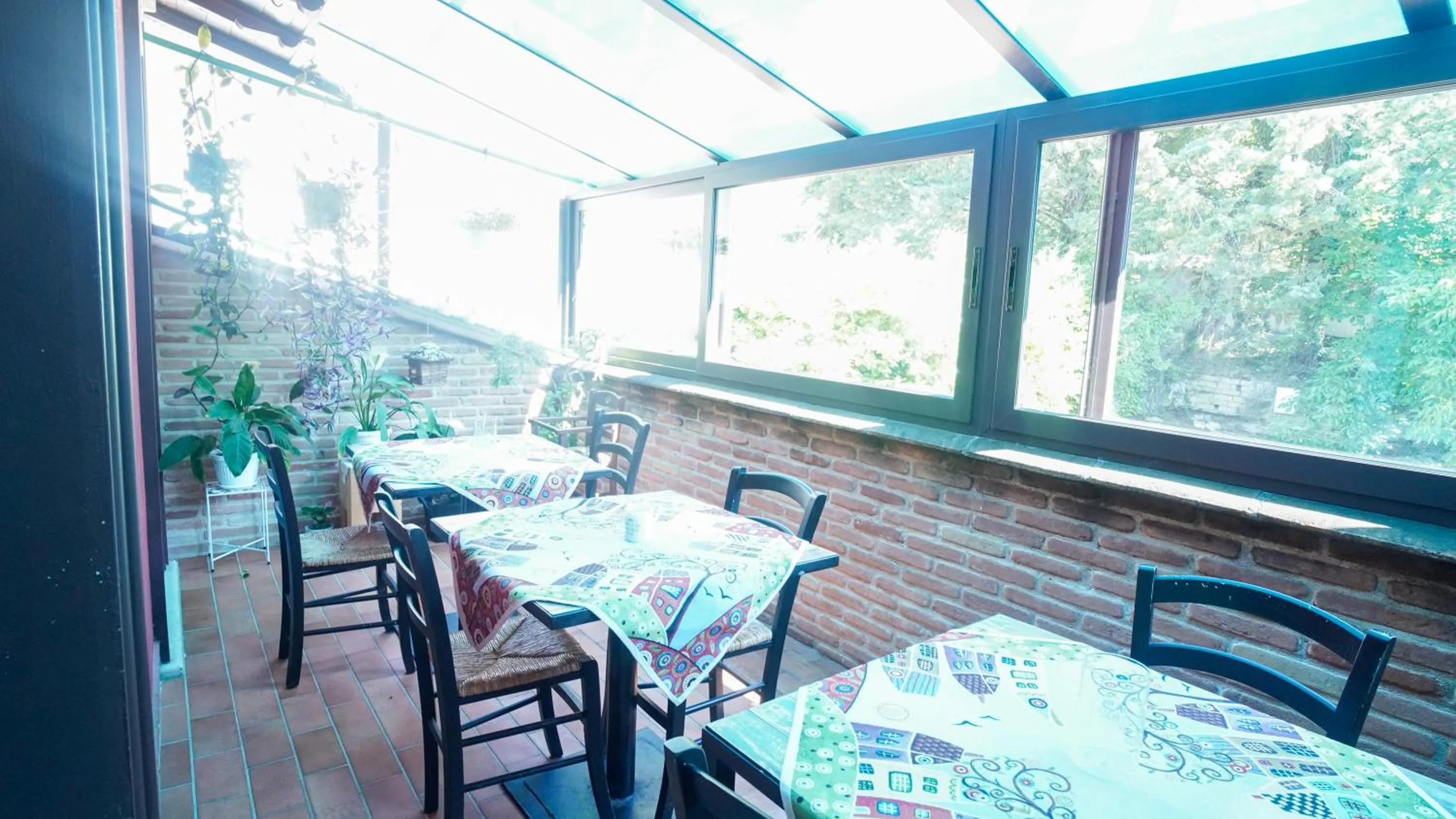 Communal lounge/ TV room in Rifugio Nel Bosco