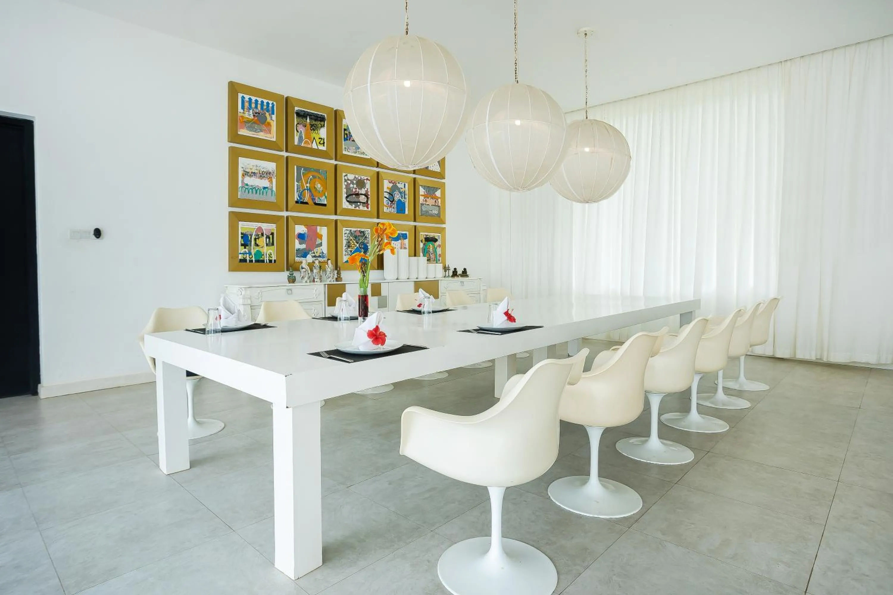Dining area in Green Turtle Villa by TSC, Bentota