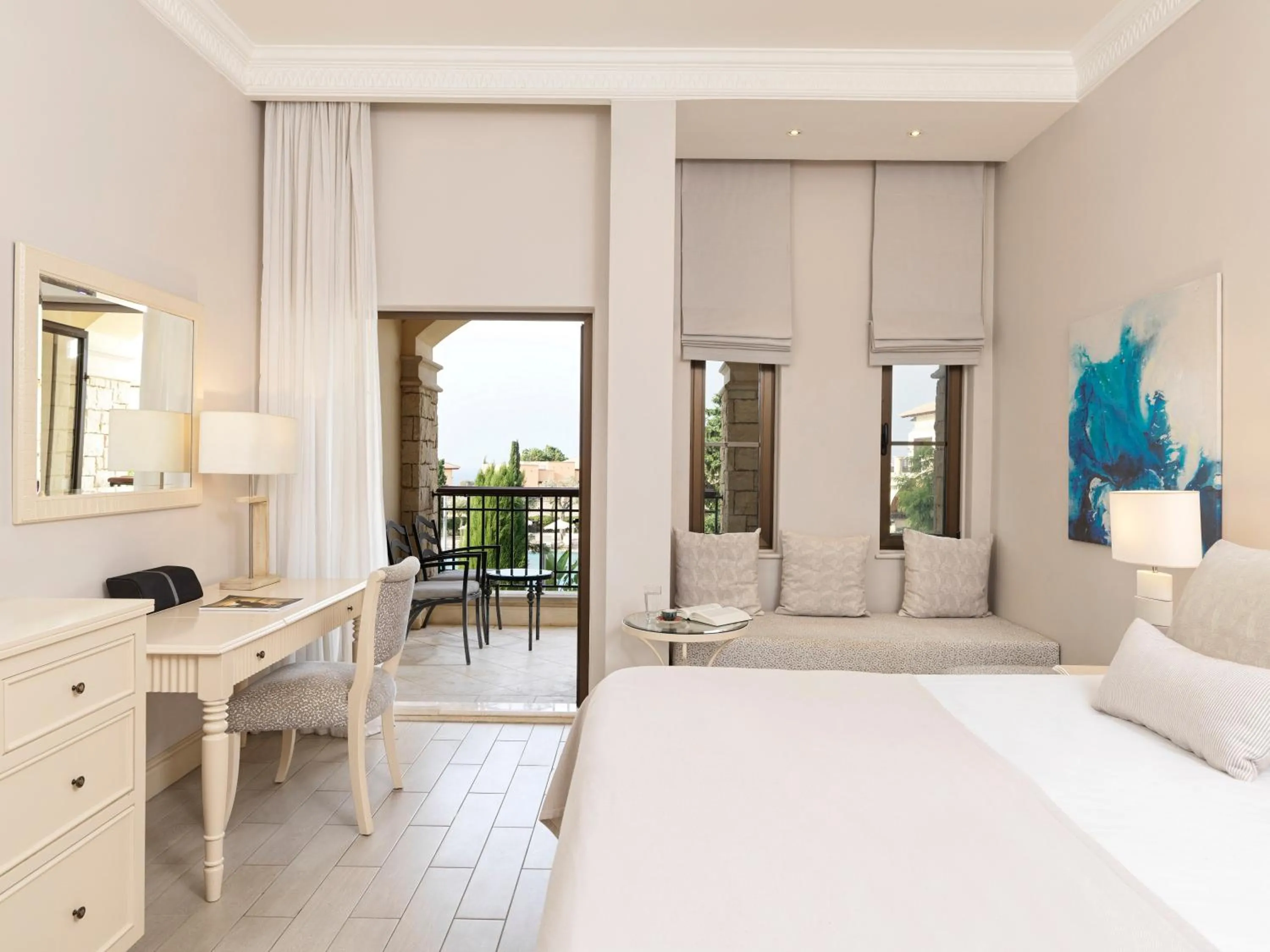 Photo of the whole room, Bed in Aphrodite Hills Hotel