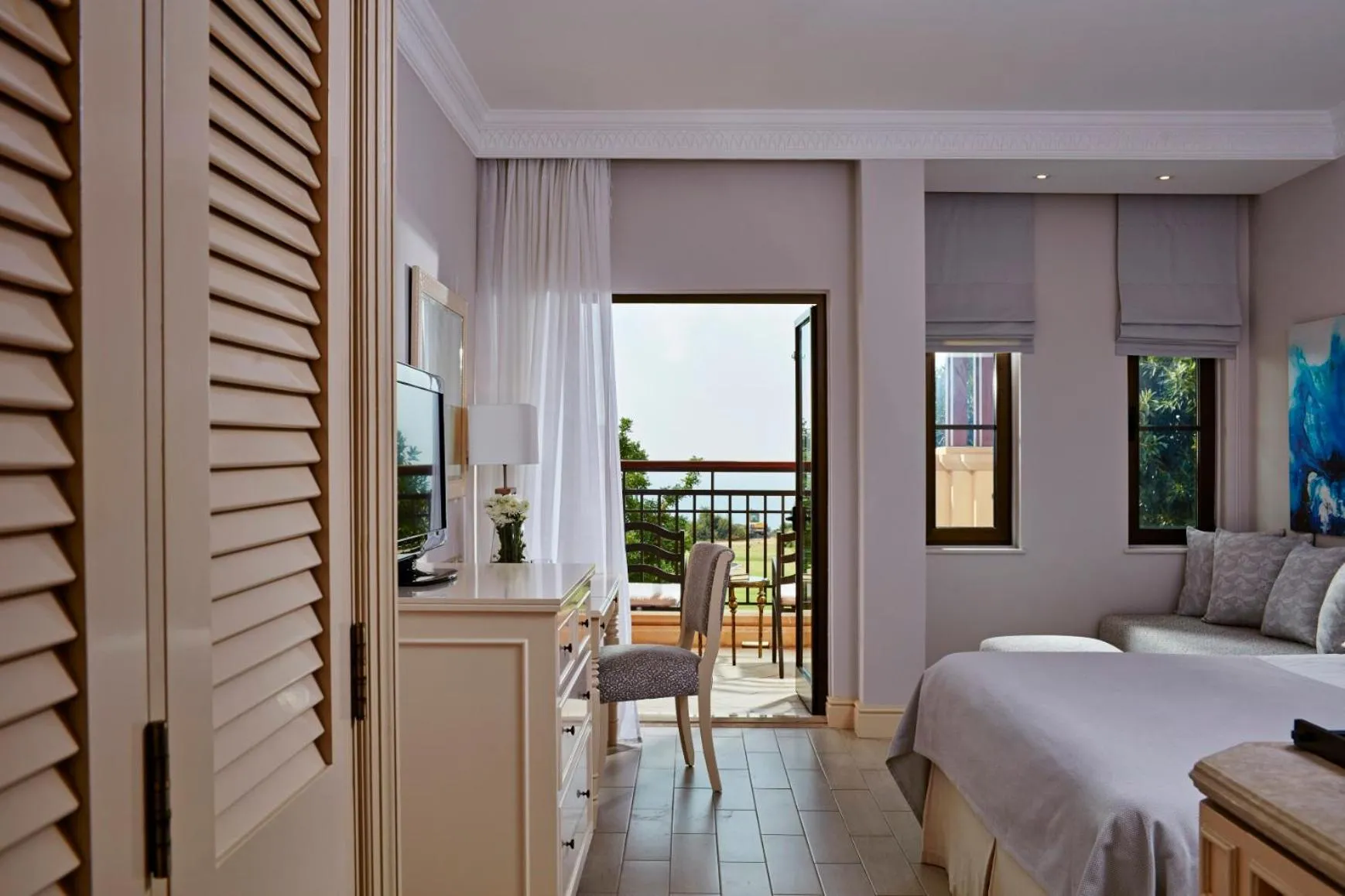 Bedroom, Bed in Aphrodite Hills Hotel