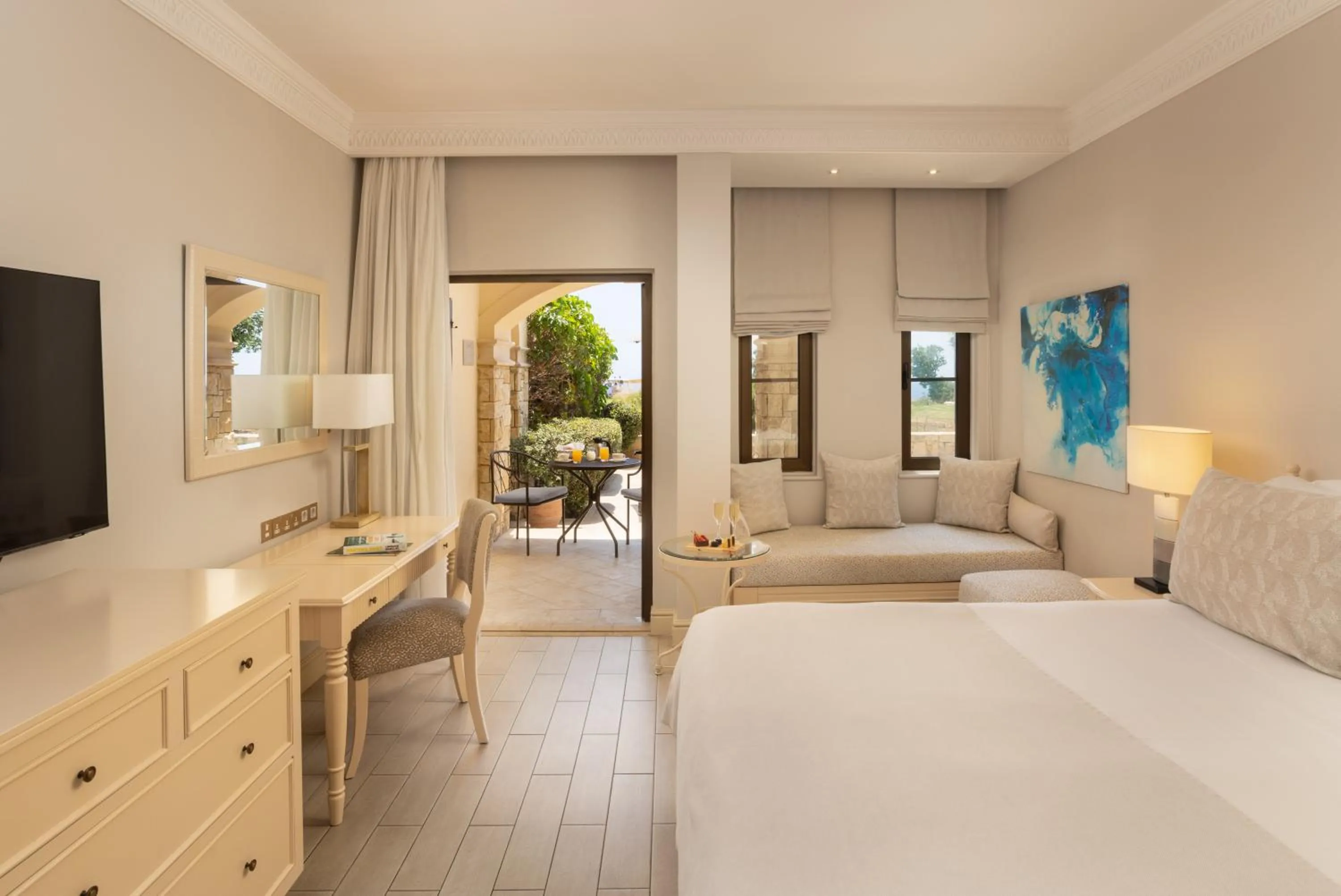 Bedroom, Bed in Aphrodite Hills Hotel