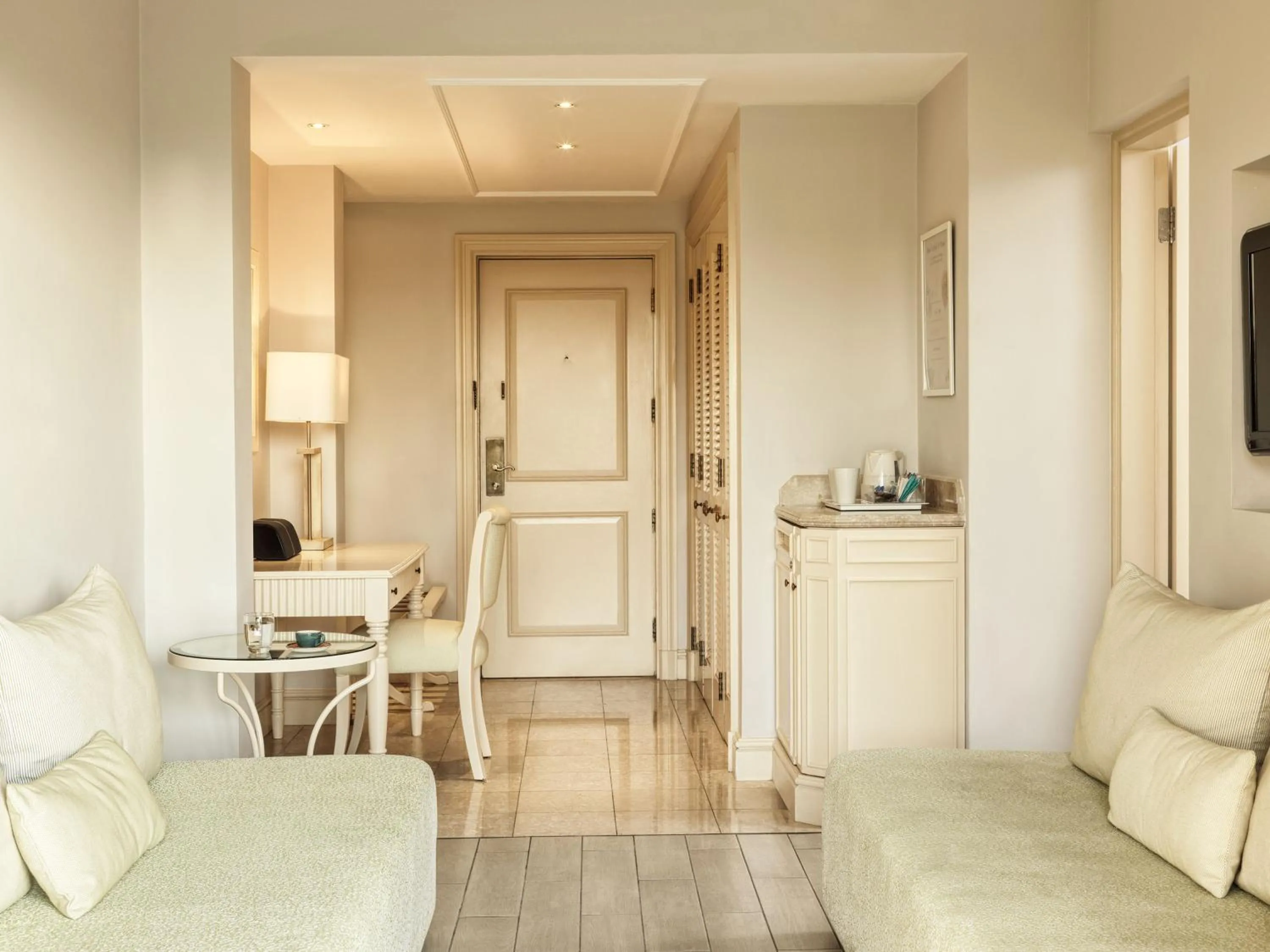 Seating area in Aphrodite Hills Hotel