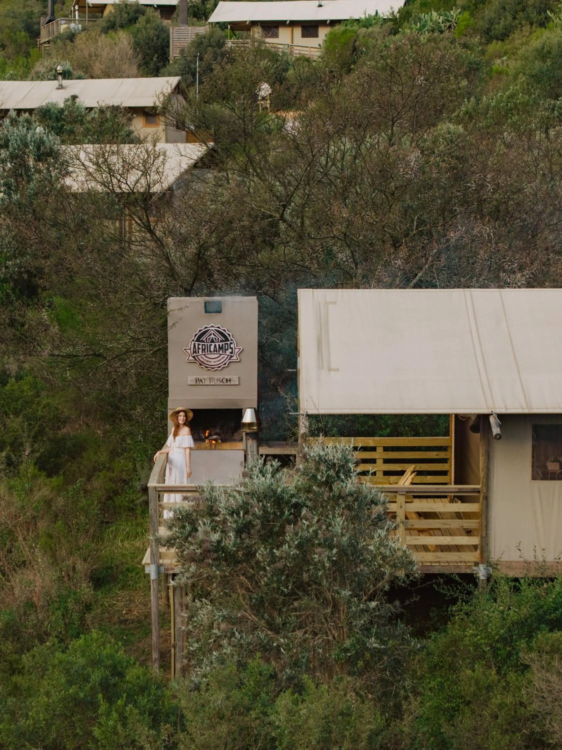 Balcony/Terrace in AfriCamps at Pat Busch