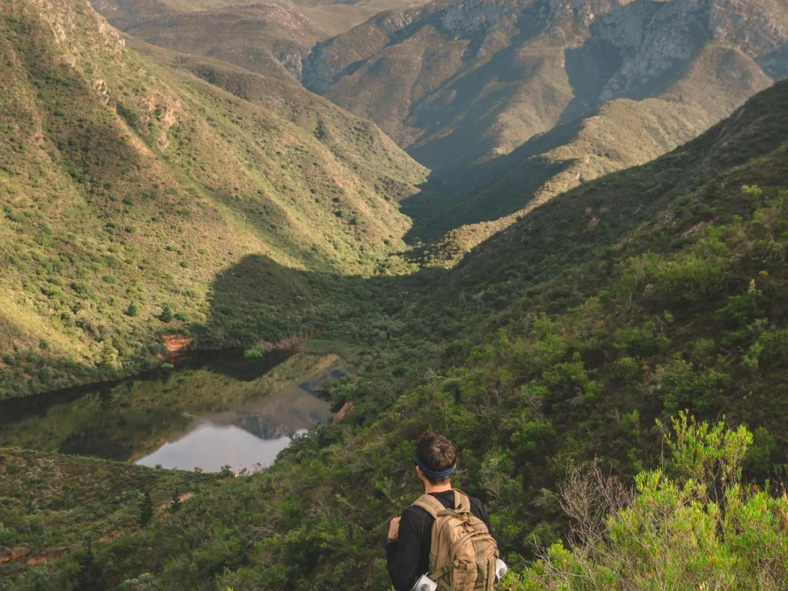 Natural landscape in AfriCamps at Pat Busch