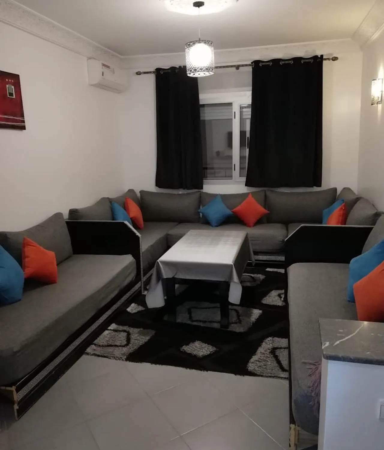 Living room in Appart Hotel Tanger Paname