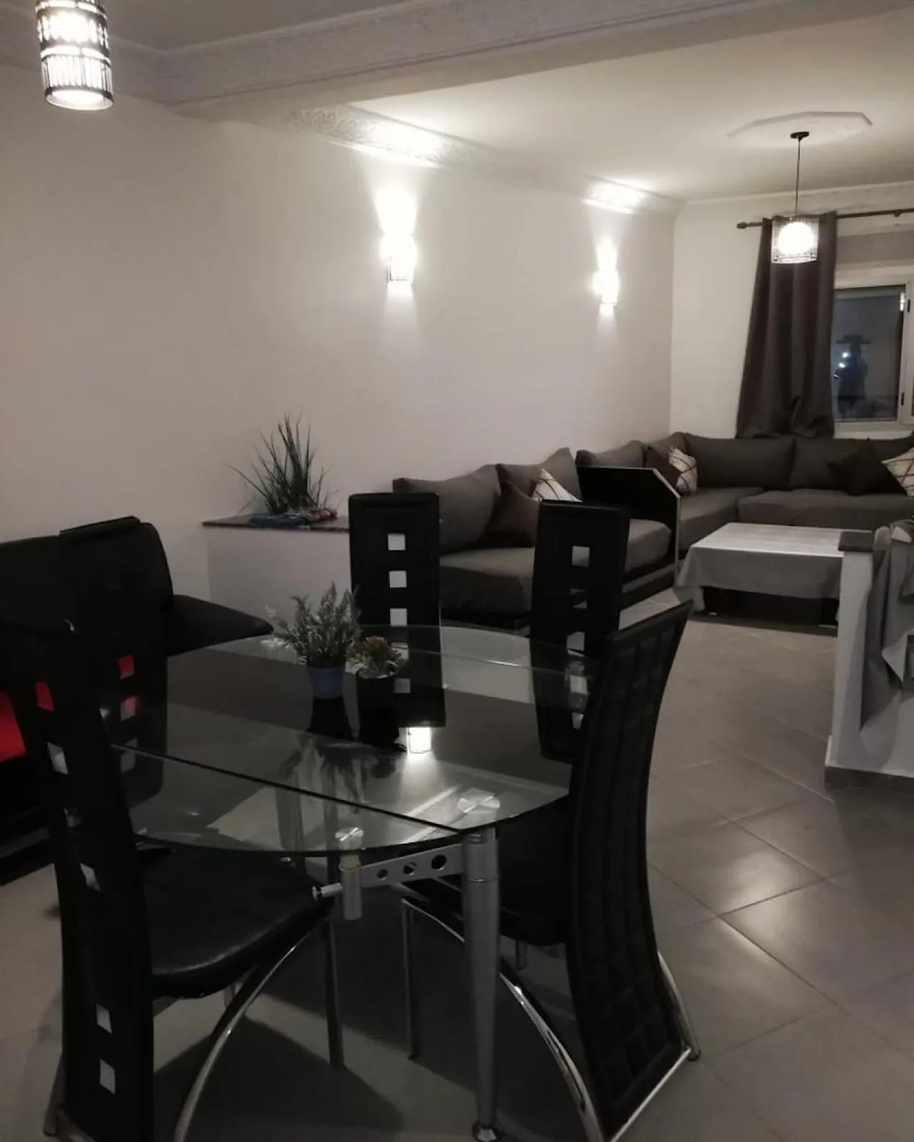 Seating area in Appart Hotel Tanger Paname