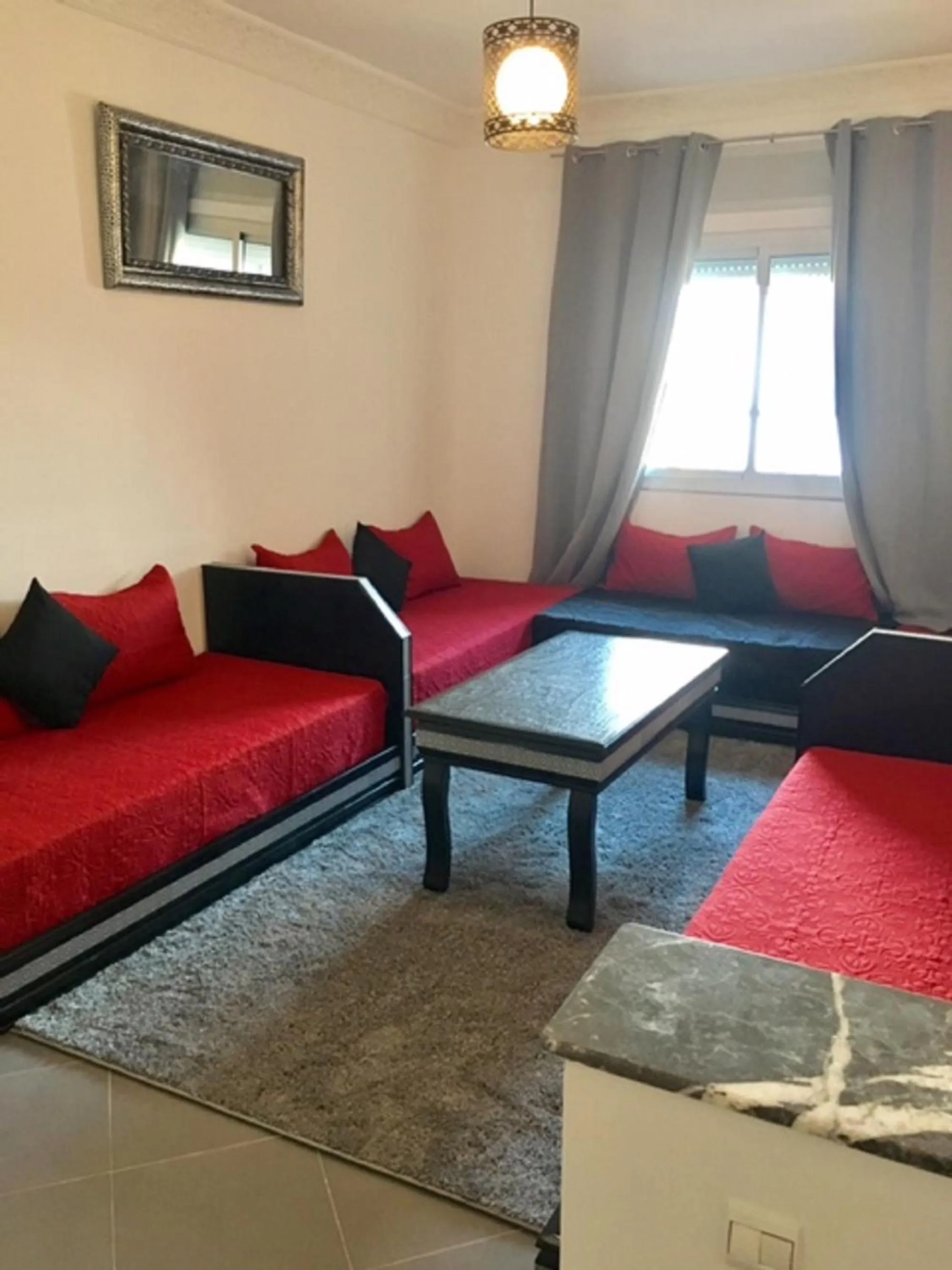 Living room in Appart Hotel Tanger Paname