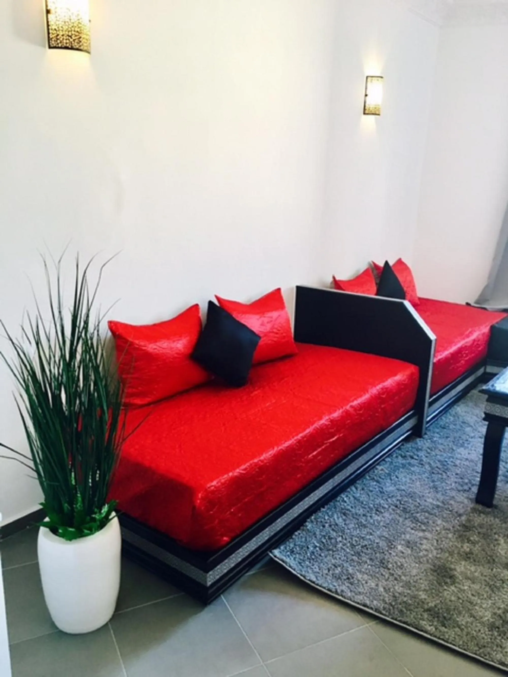 Living room in Appart Hotel Tanger Paname