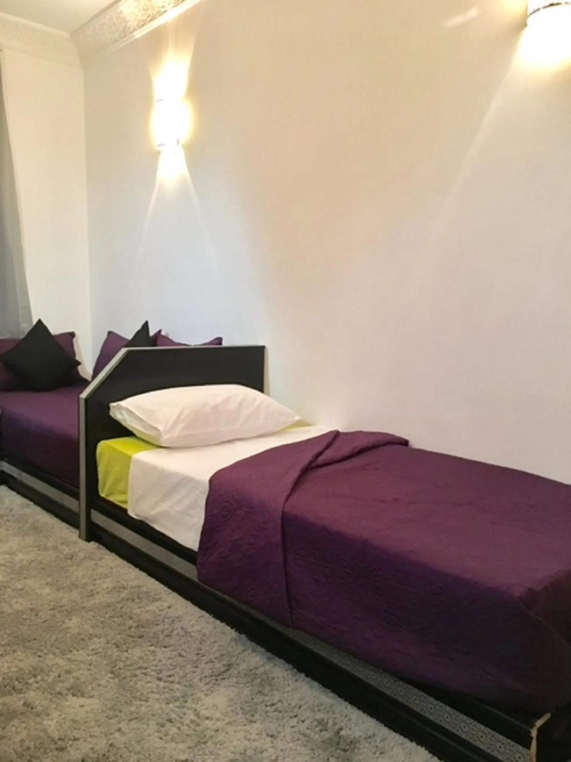 Bed in Appart Hotel Tanger Paname