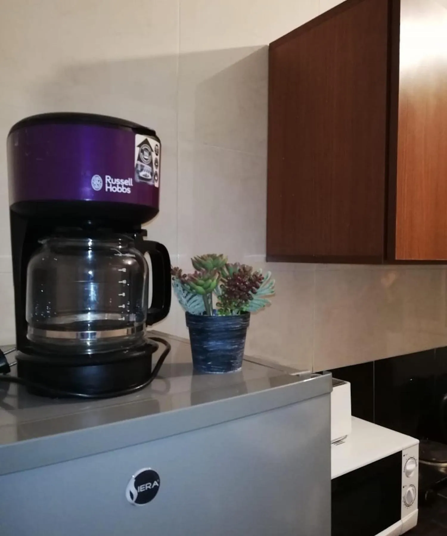 Kitchen or kitchenette in Appart Hotel Tanger Paname