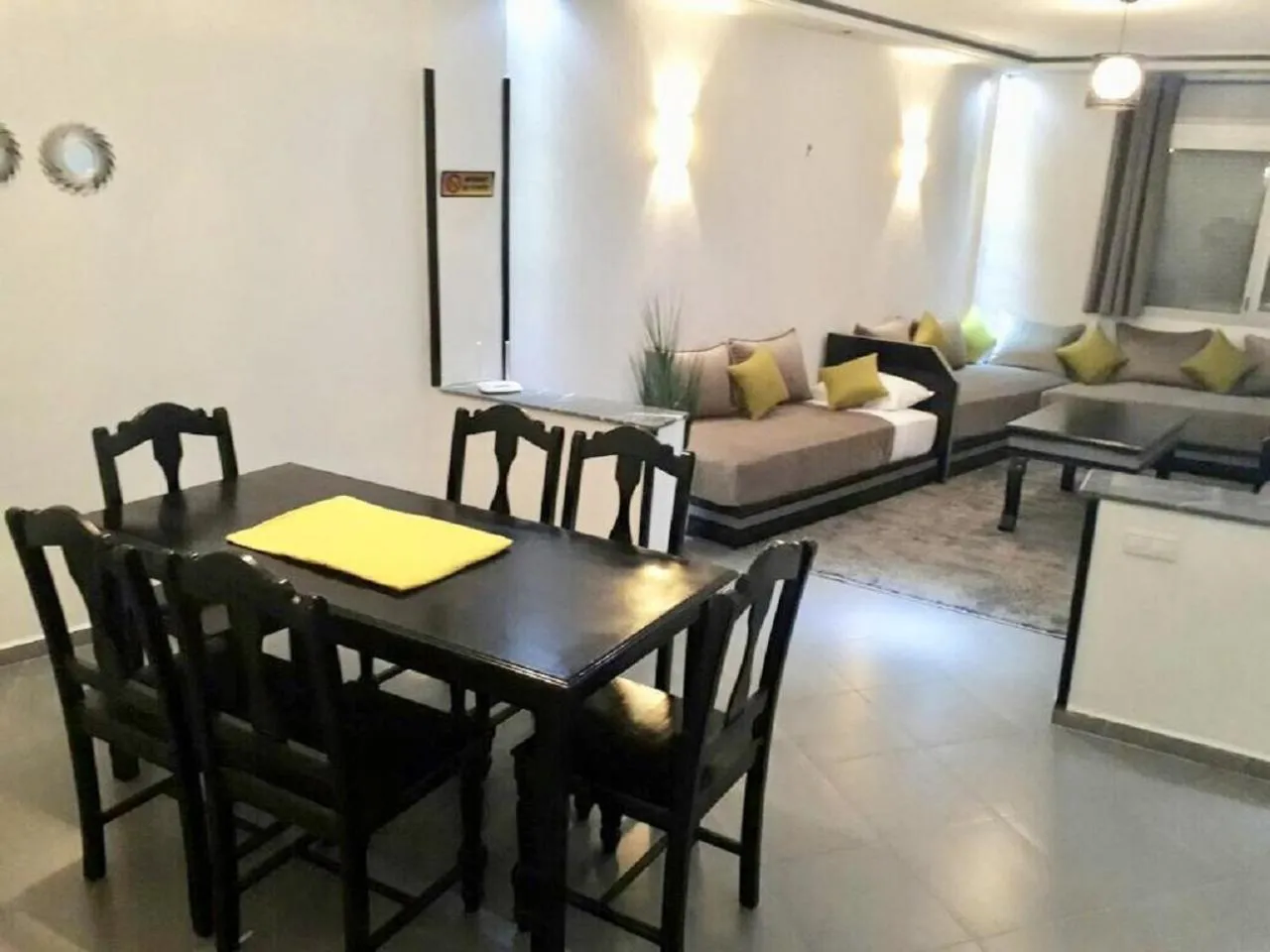 Dining area in Appart Hotel Tanger Paname