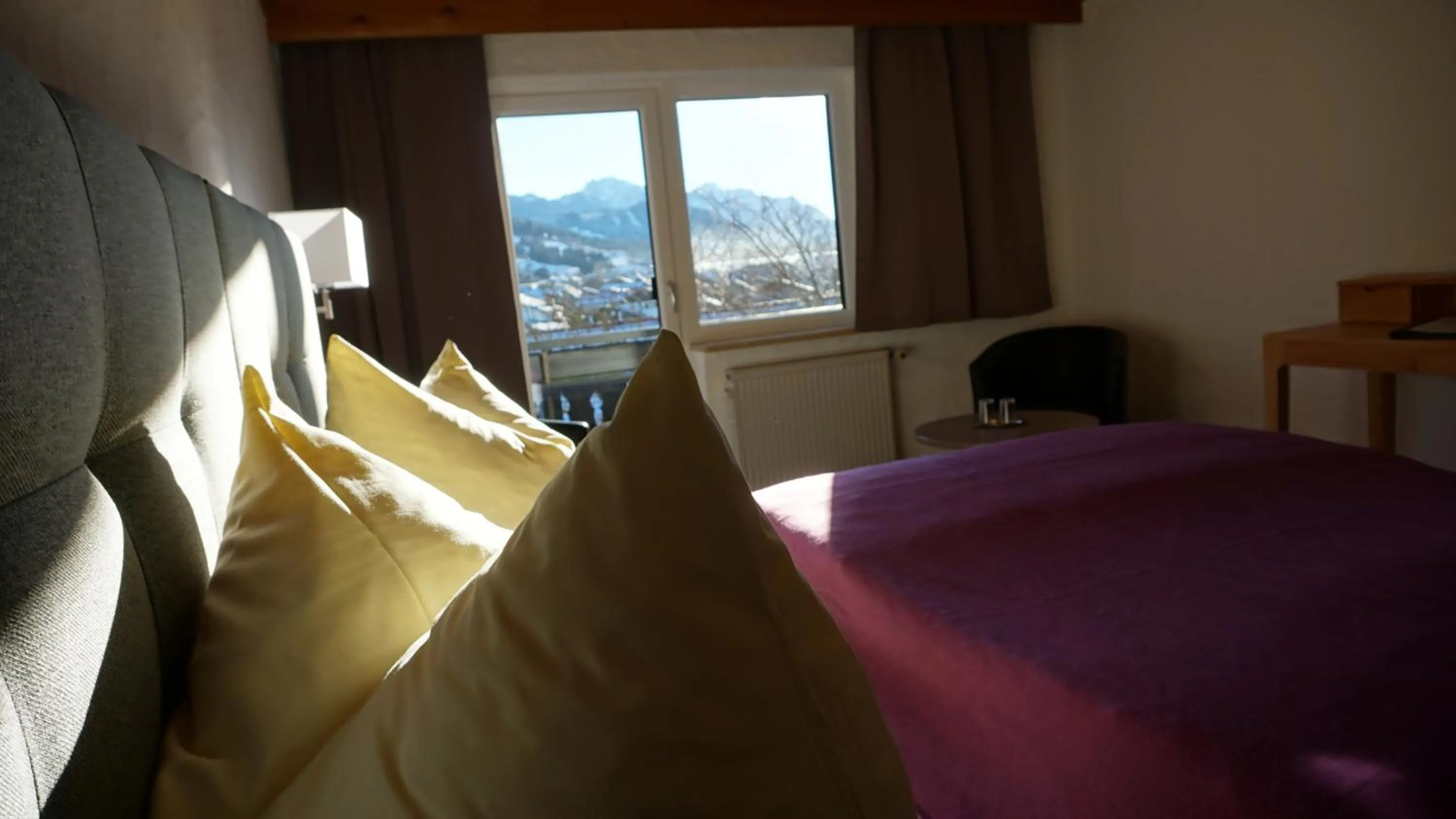 Bedroom, Bed in Hotel Sonnenbichl