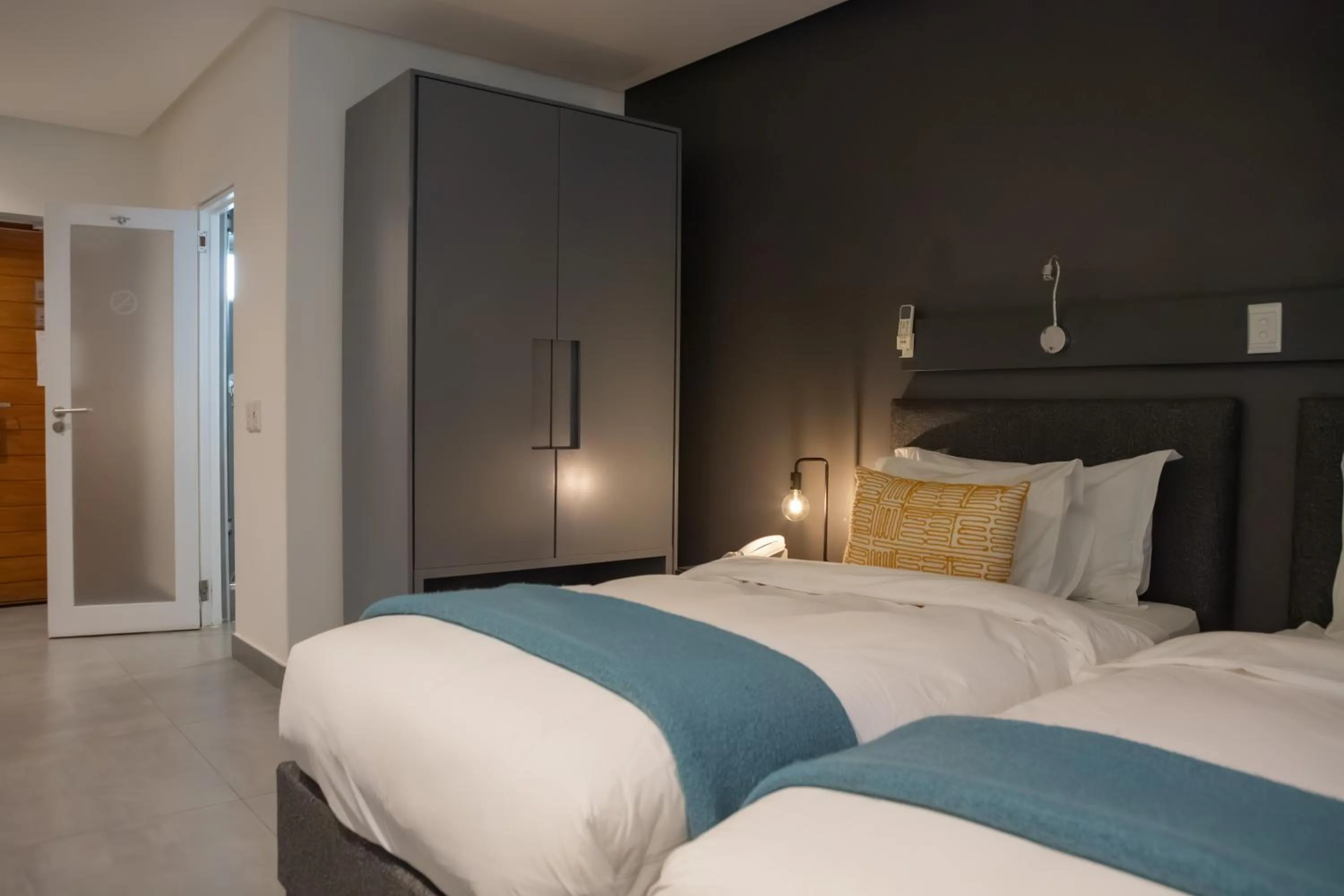 Bed in Atlantic Affair Boutique Hotel