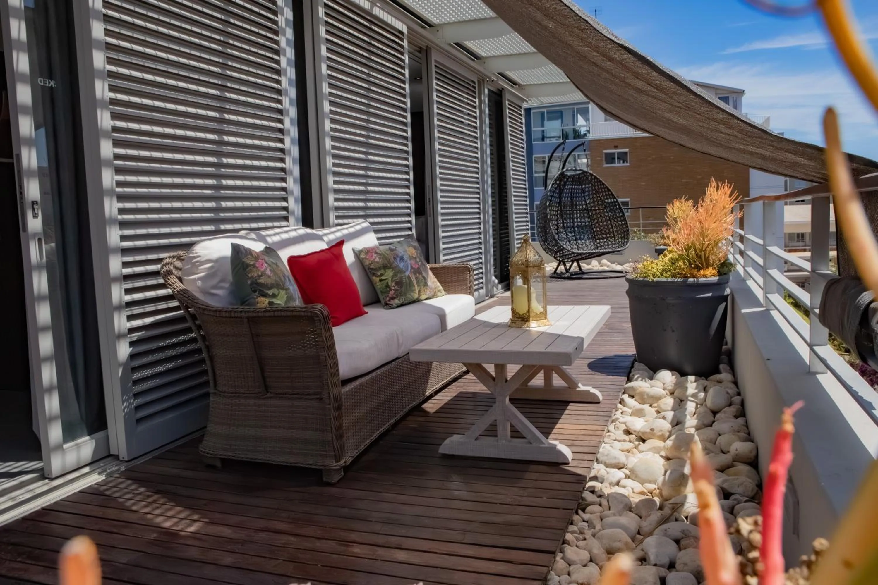 Patio in Atlantic Affair Boutique Hotel