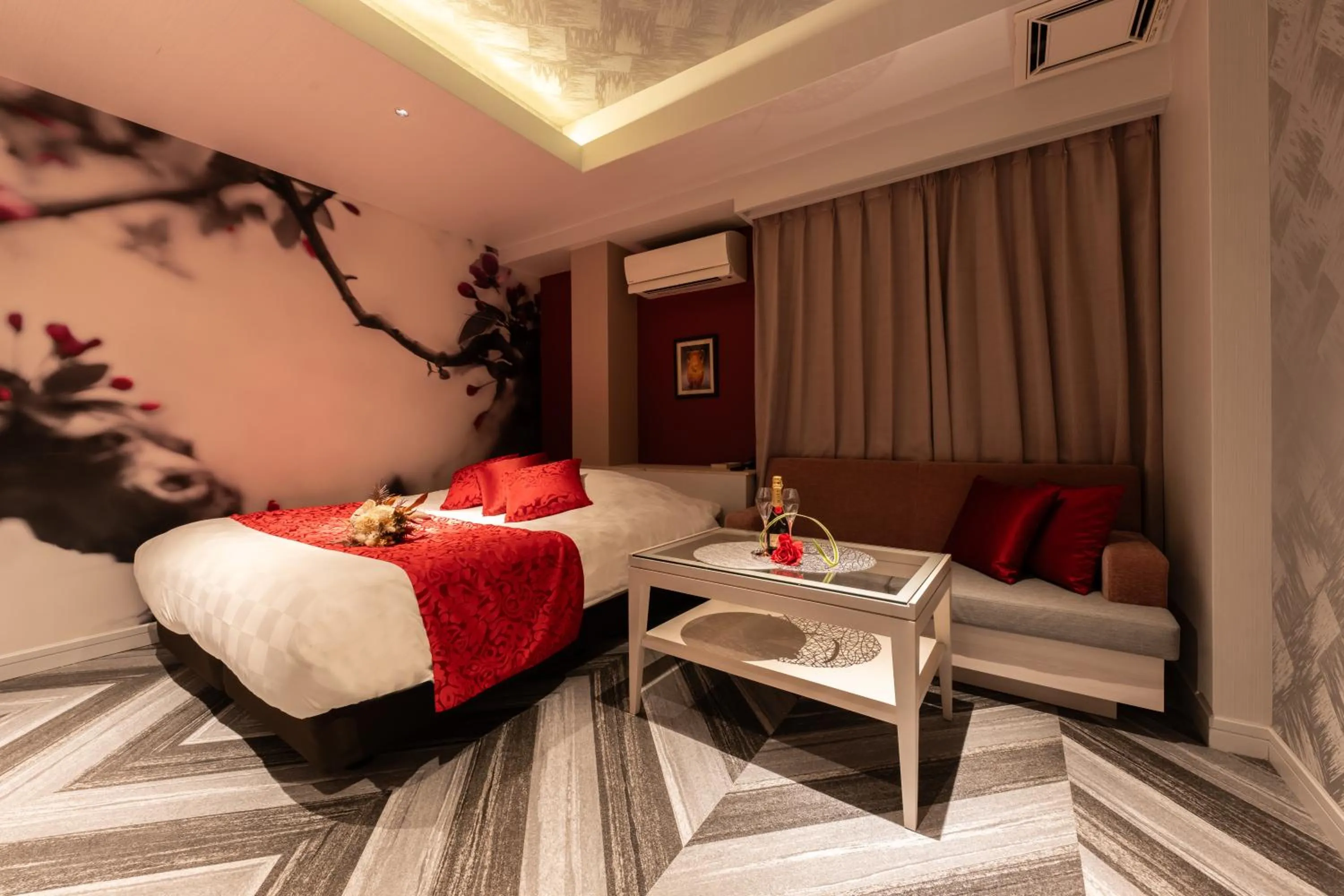 Bed in hotel AYA Adult Only