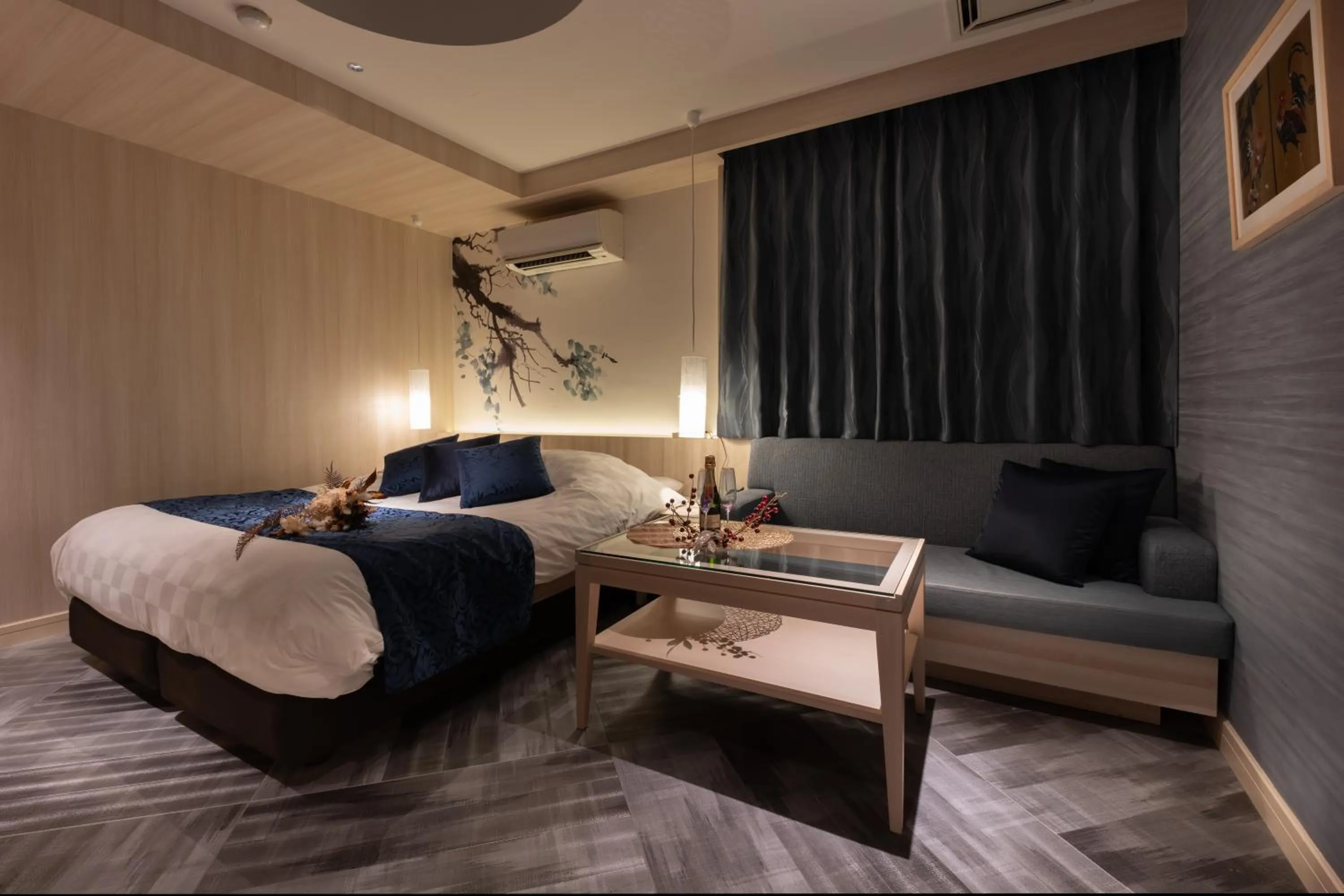 Bed in hotel AYA Adult Only