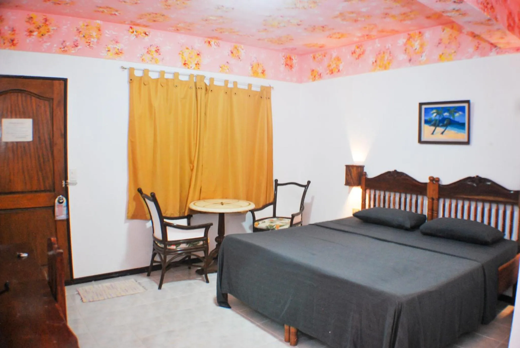 Bed in Blue Coral Resort Boracay