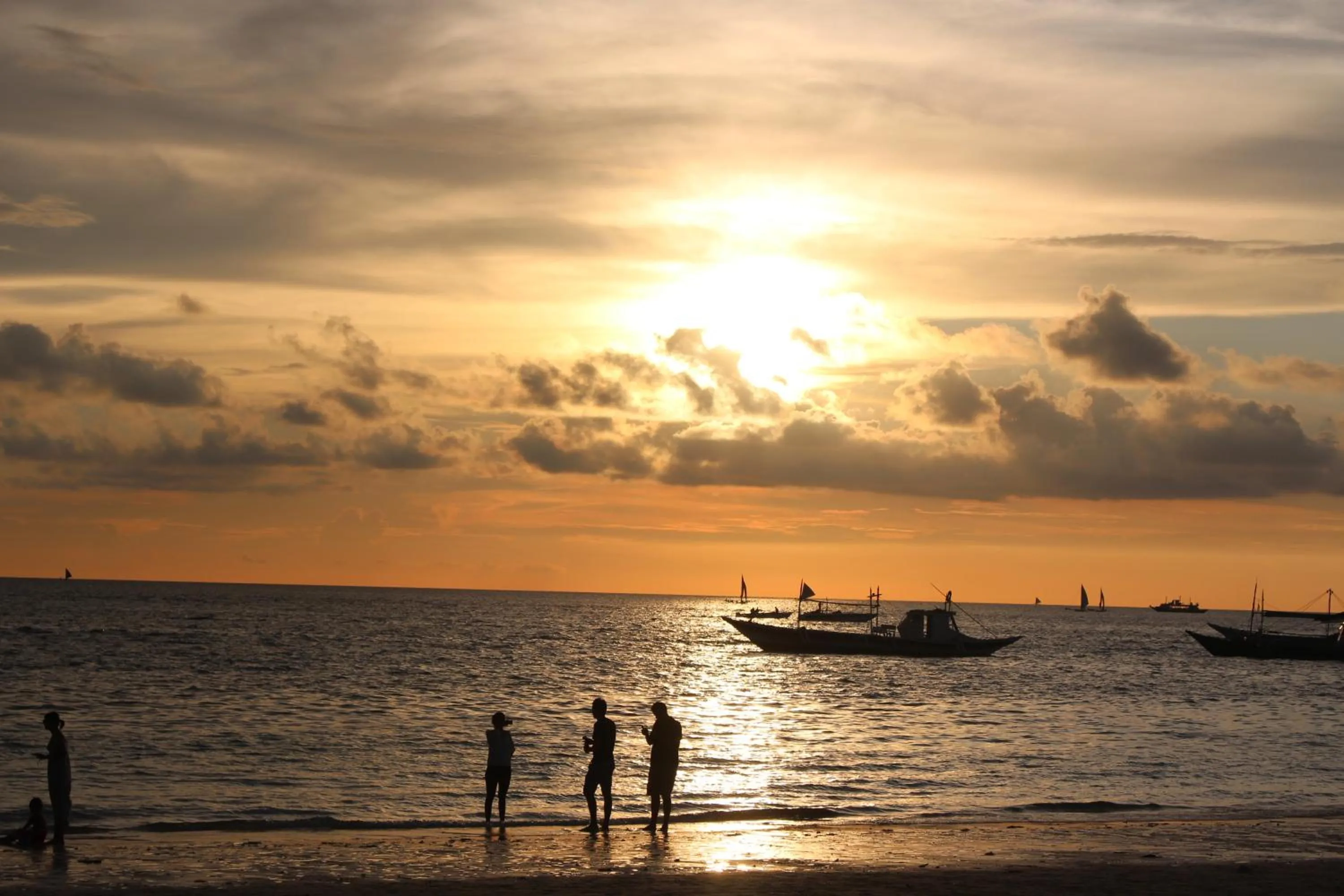 Beach in Blue Coral Resort Boracay