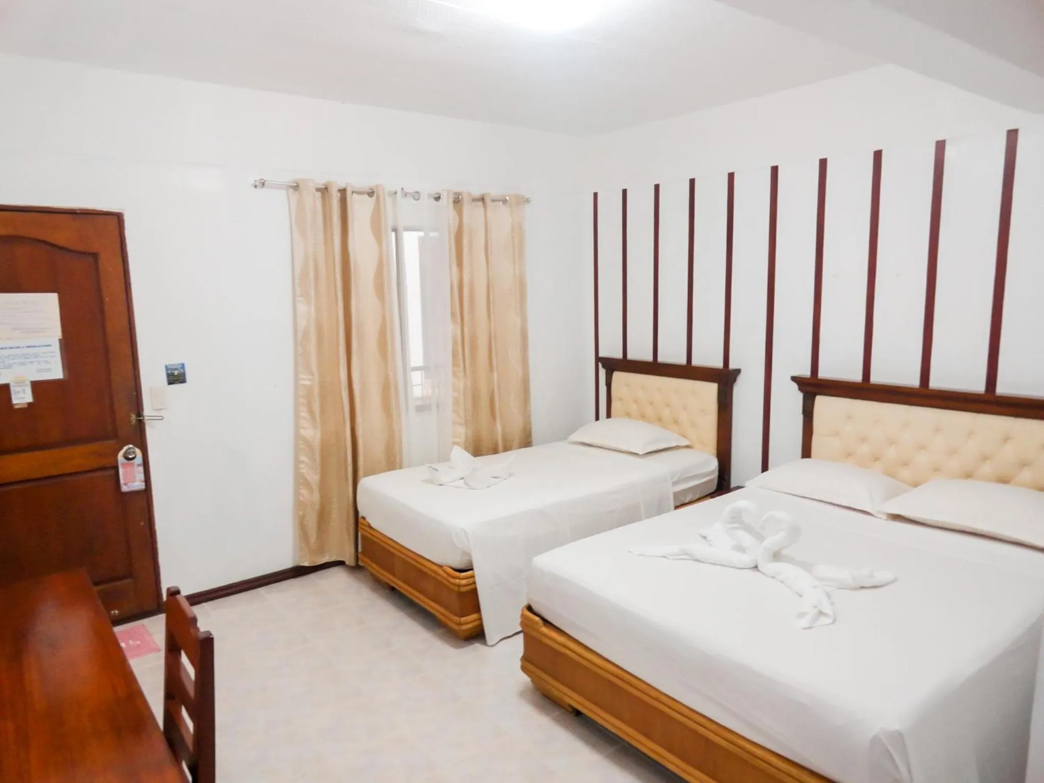 Bed in Blue Coral Resort Boracay