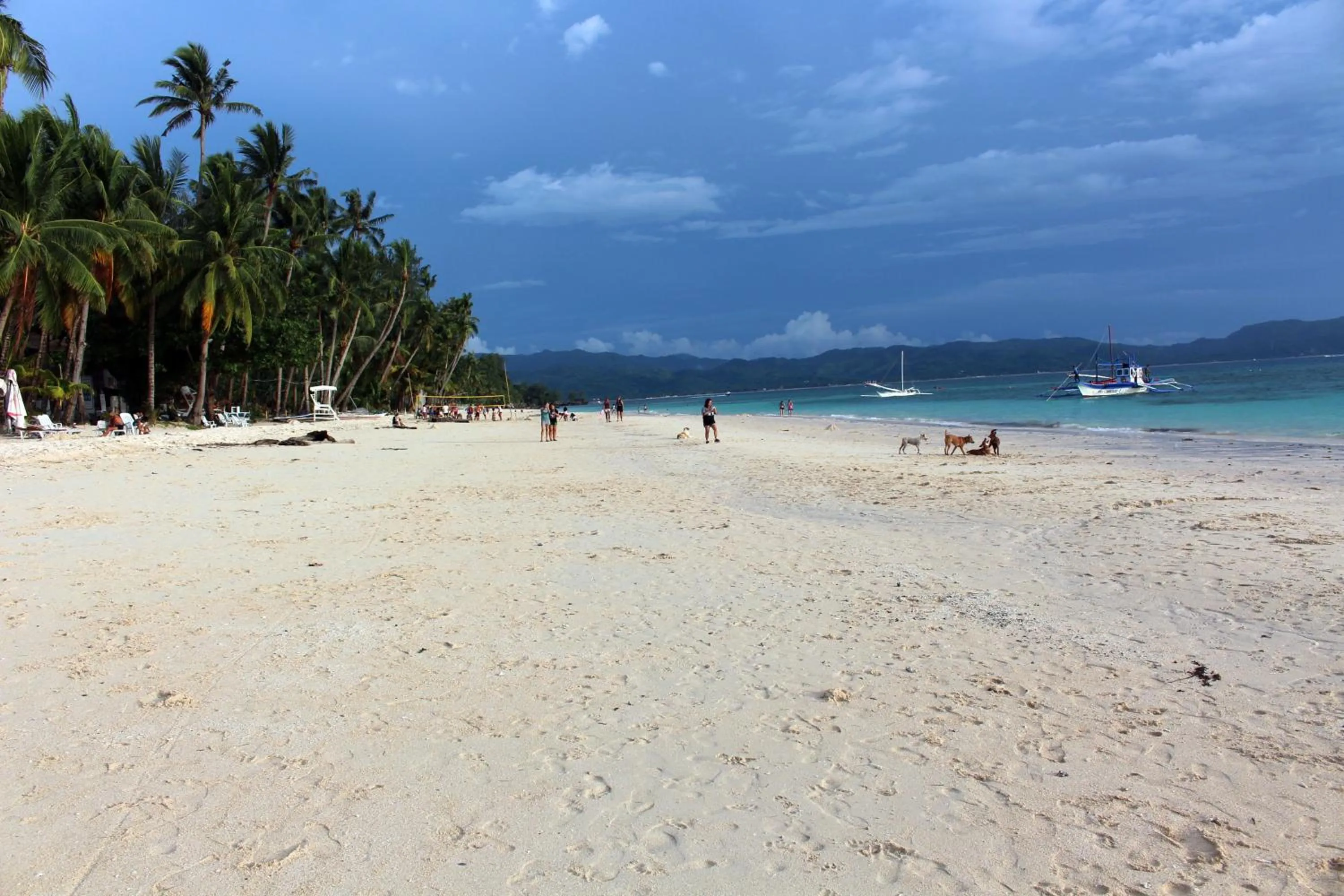 Beach in Blue Coral Resort Boracay