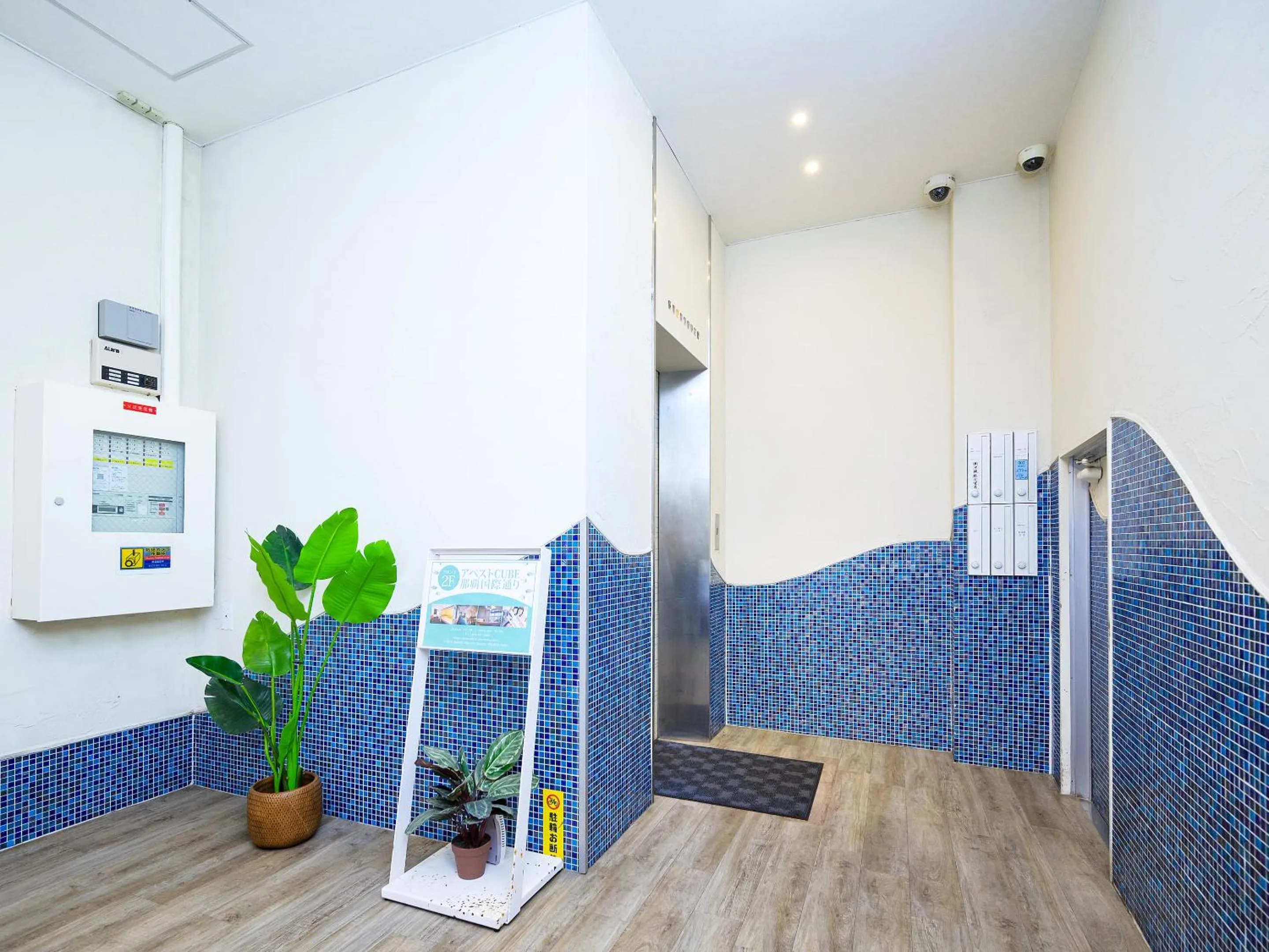 Facade/entrance in HOTEL THE CUBE Naha Kokusai Street