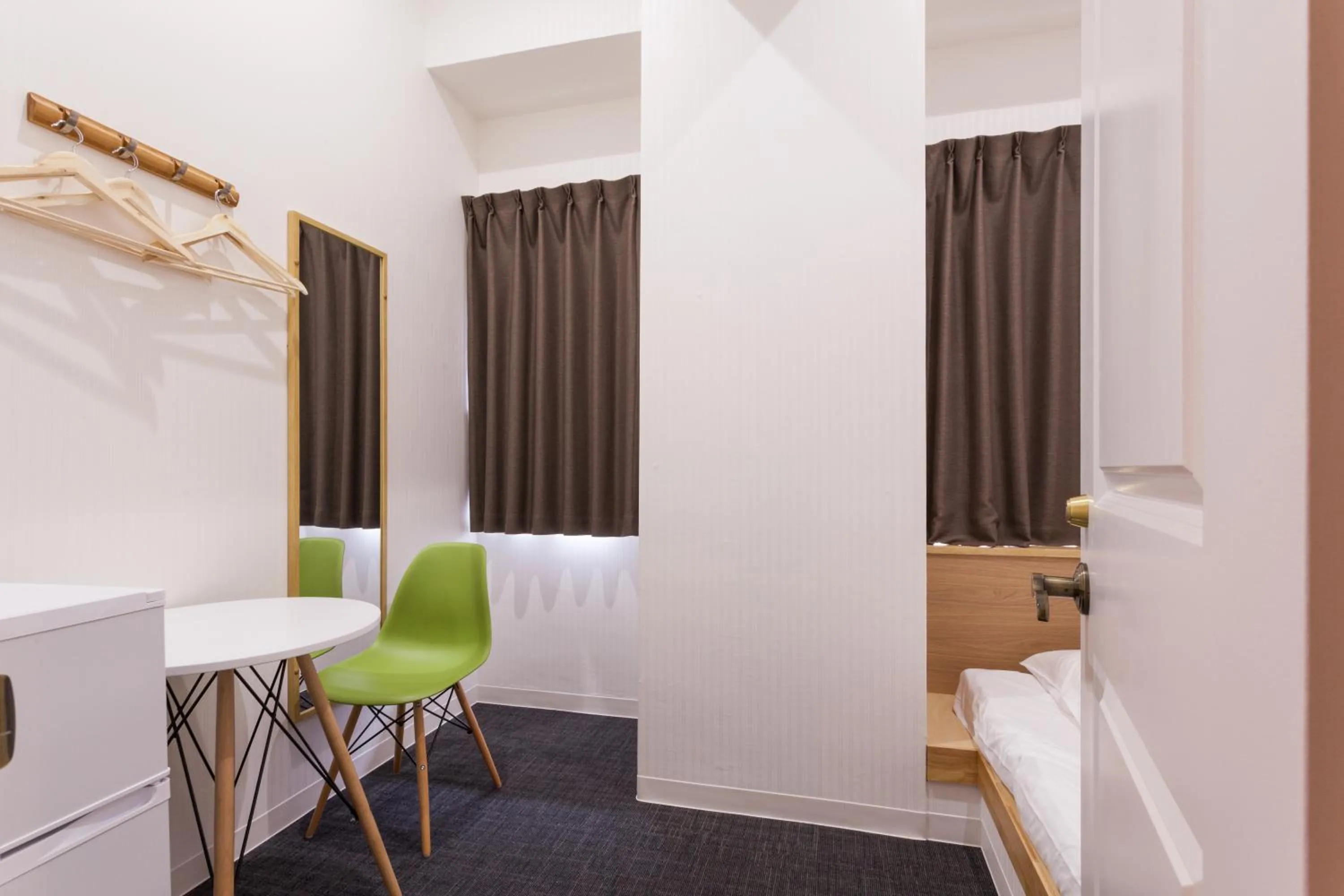 Photo of the whole room in HOTEL THE CUBE Naha Kokusai Street