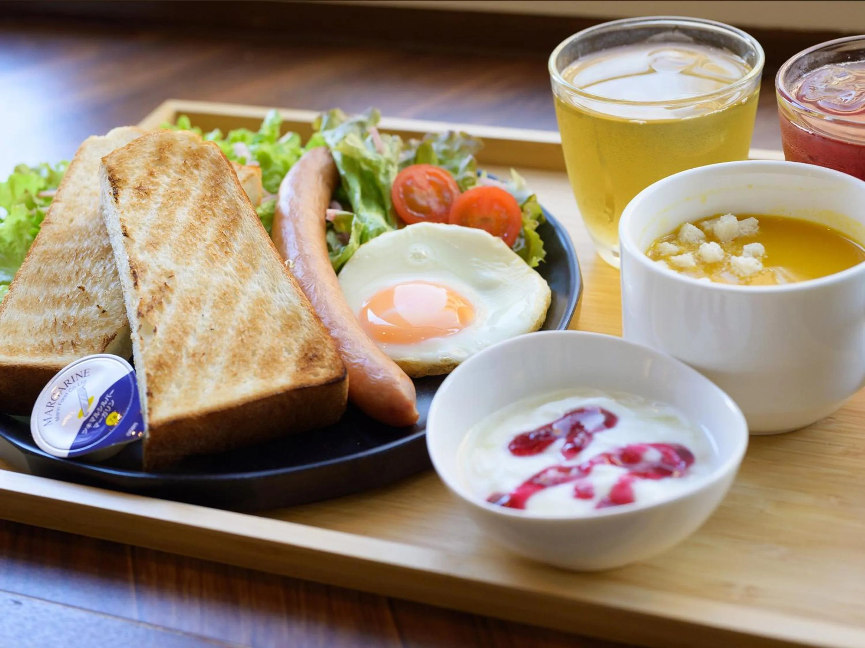 Breakfast in HOTEL THE CUBE Naha Kokusai Street